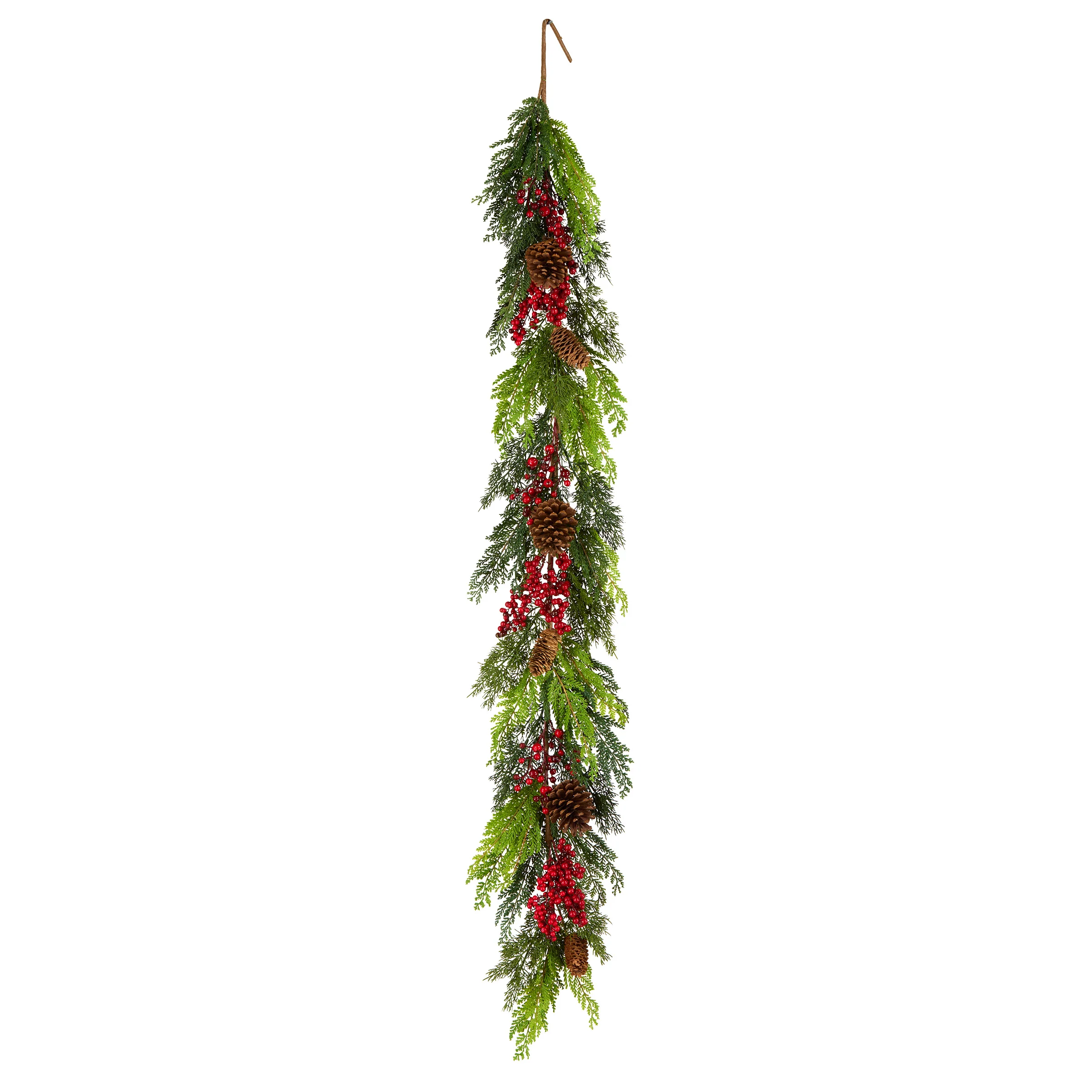 5 ft. Christmas Joy Garland - Image 5
