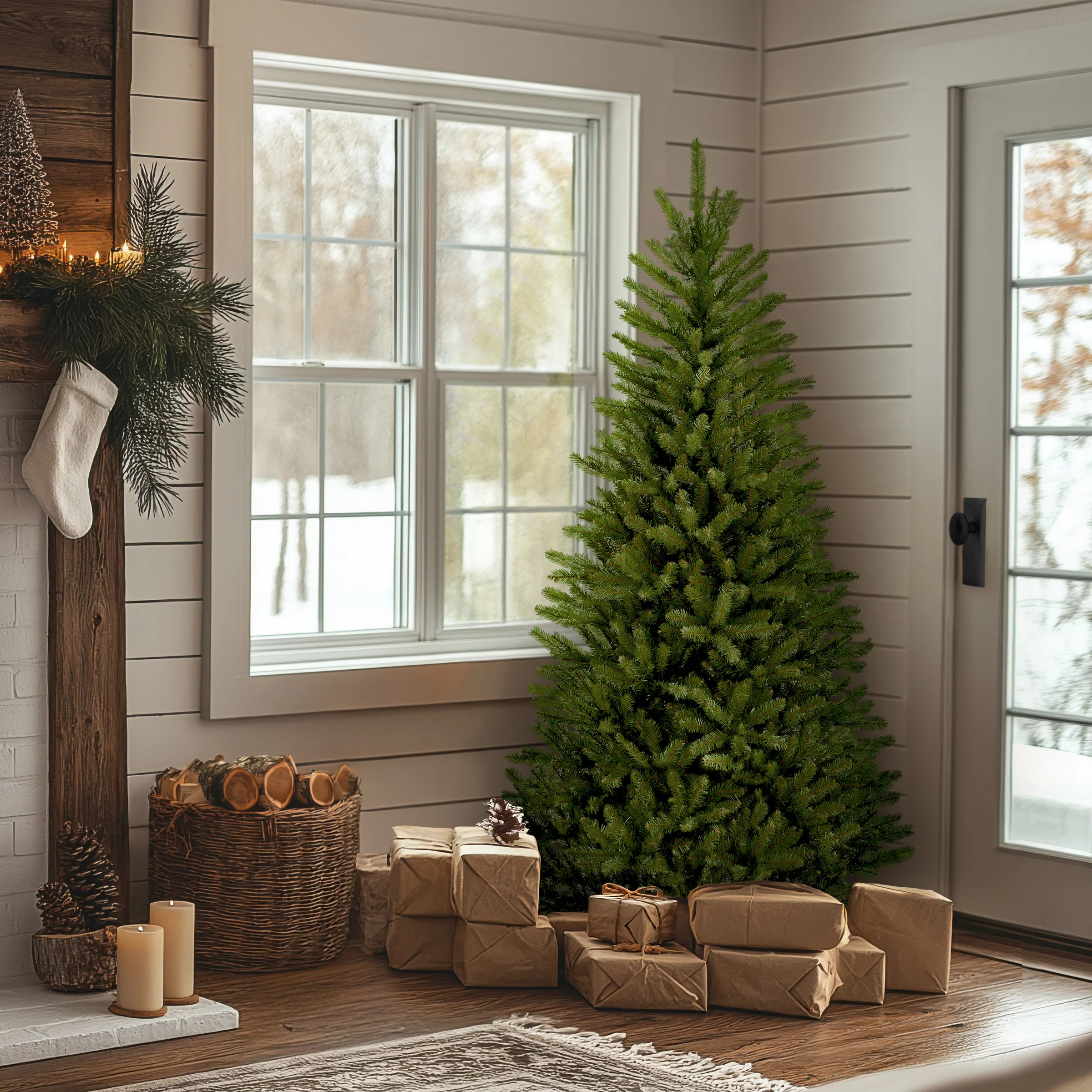 6.5 ft. Dunhill Fir Slim Tree - Image 2