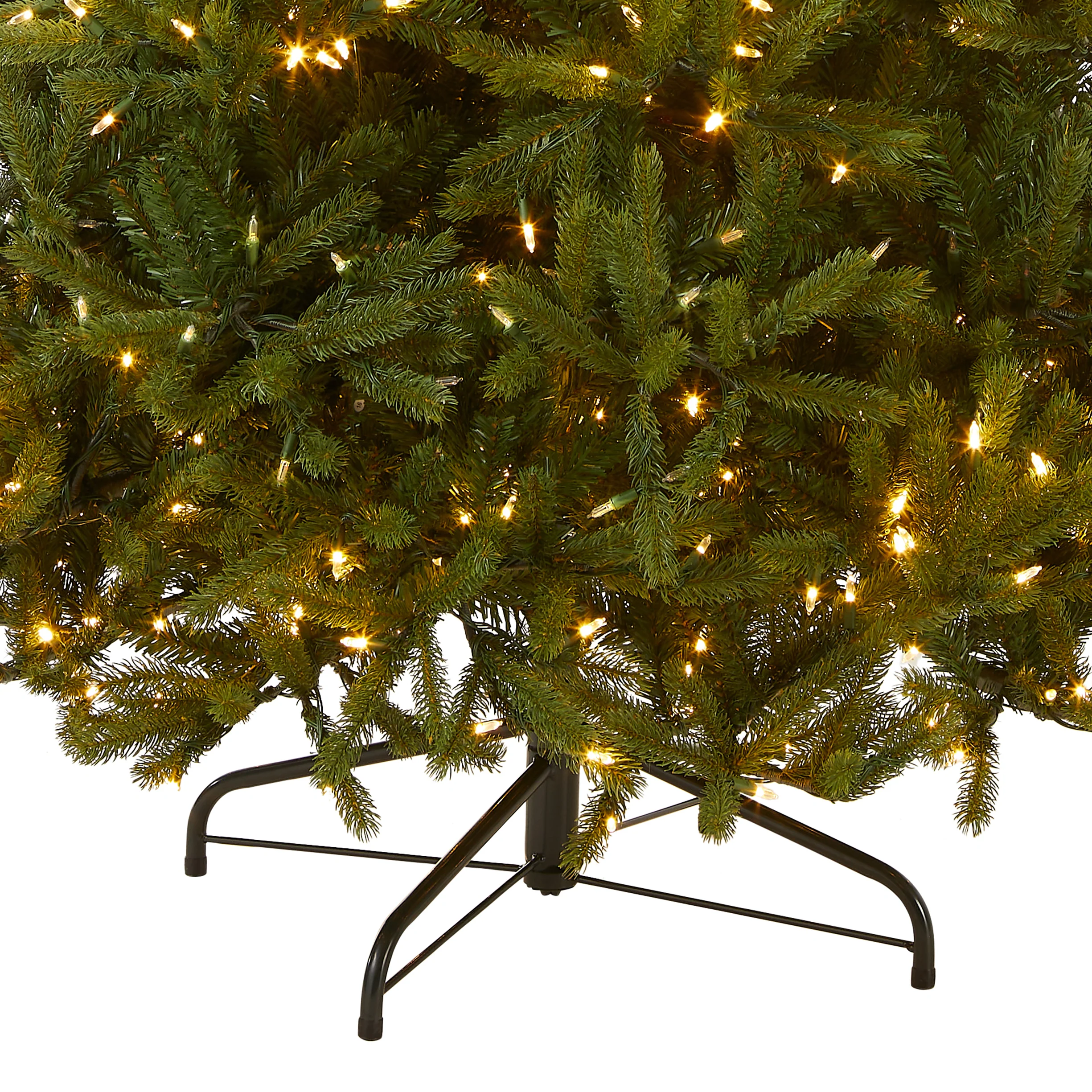 6.5 ft. Pre-Lit Jersey Fraser Fir Medium Tree with Dual Color LED Lights, Plug-In - Image 4