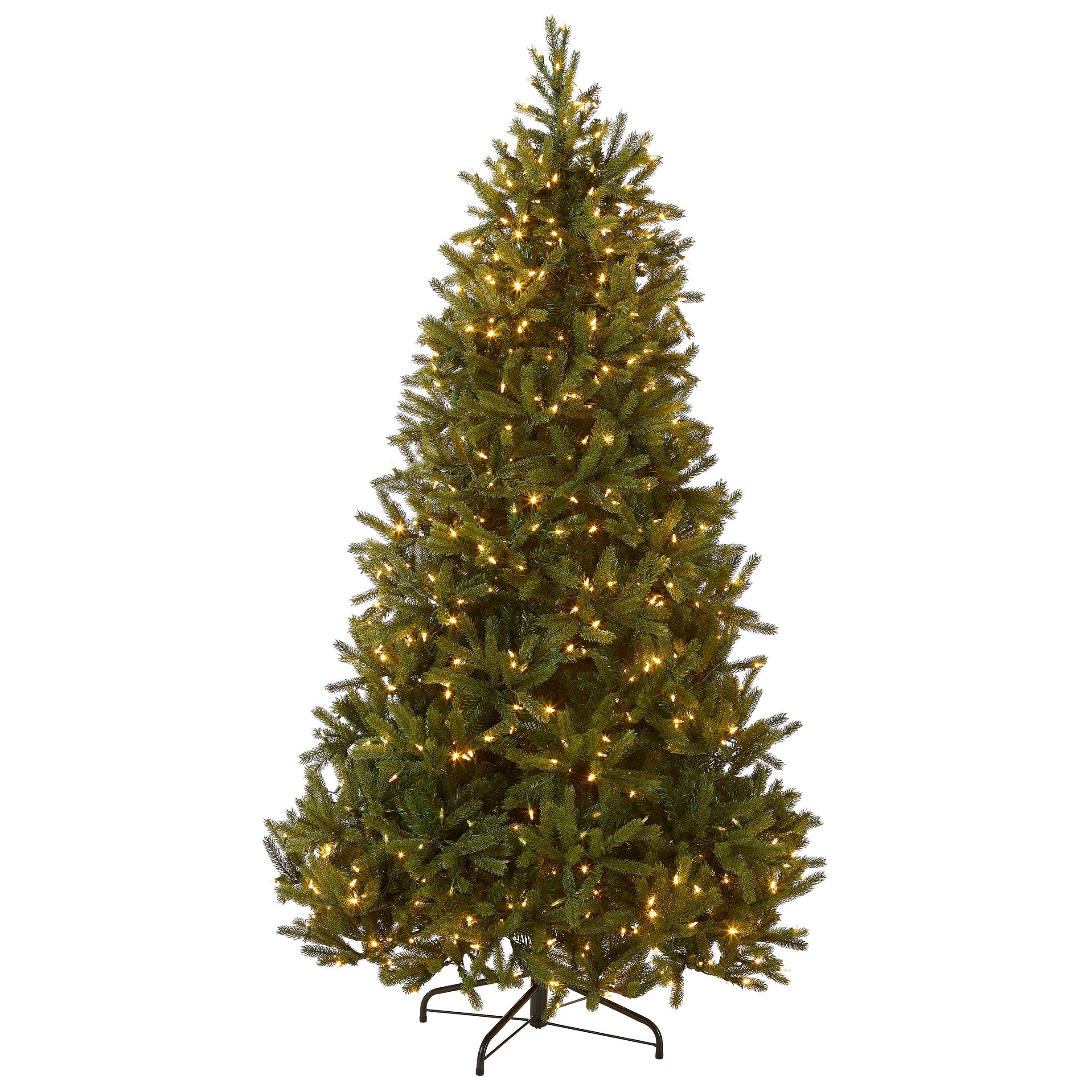 6.5 ft. Pre-Lit Jersey Fraser Fir Medium Tree with Dual Color LED Lights, Plug-In - Image 6