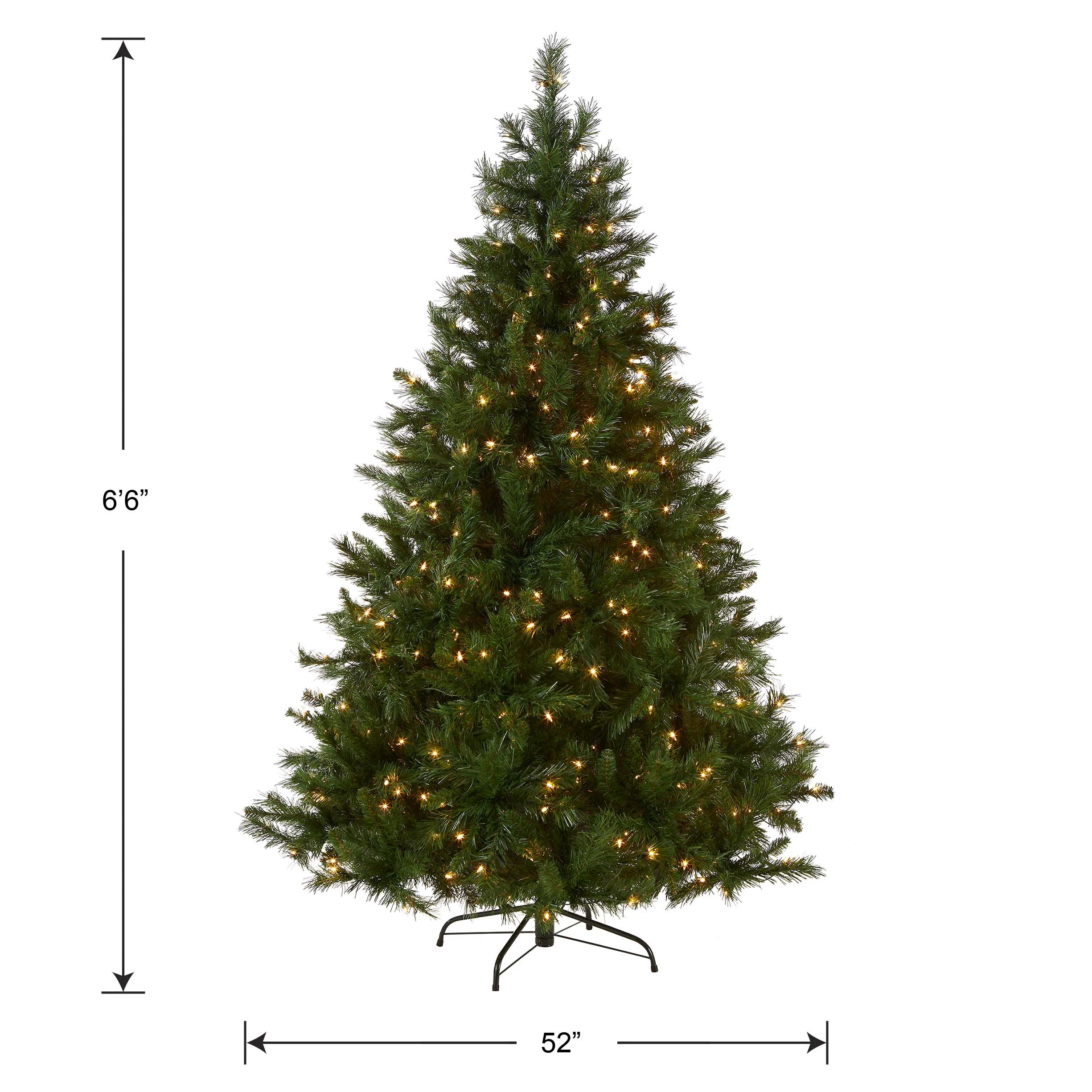 6.5 ft. Pre-Lit Winchester Pine Tree with Clear Lights, Plug-In - Image 5
