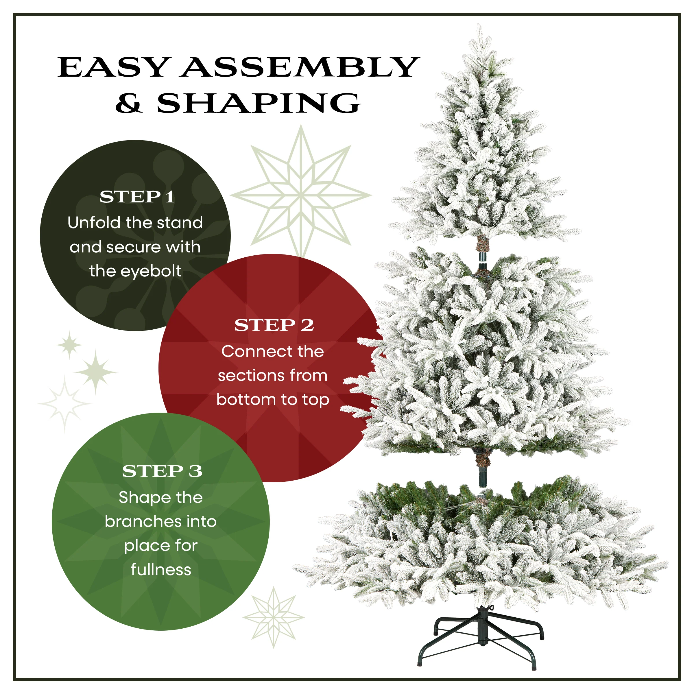 6 ft. Acacia Flocked Tree - Image 5