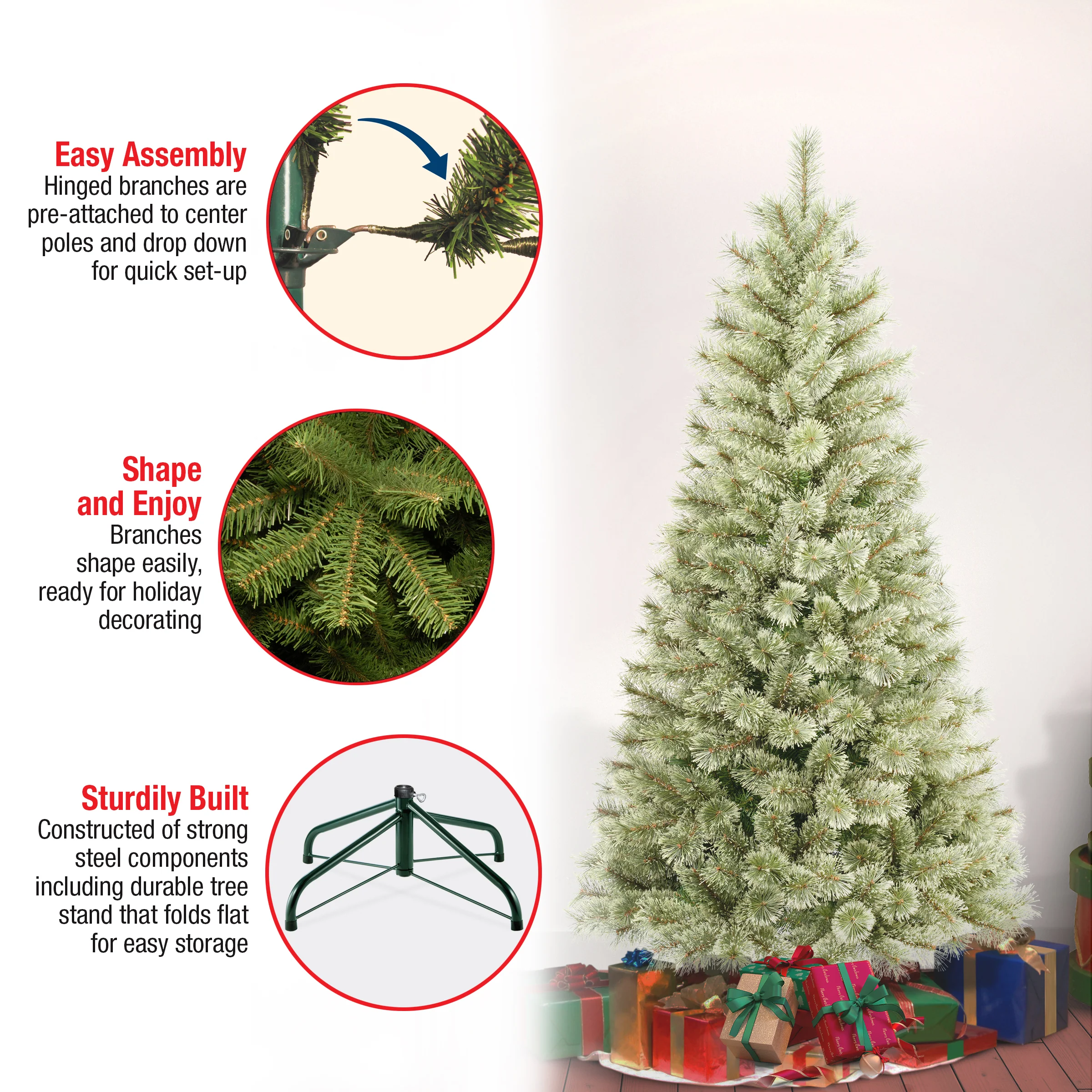 6 ft. Arcadia Pine Cashmere Tree - Image 5