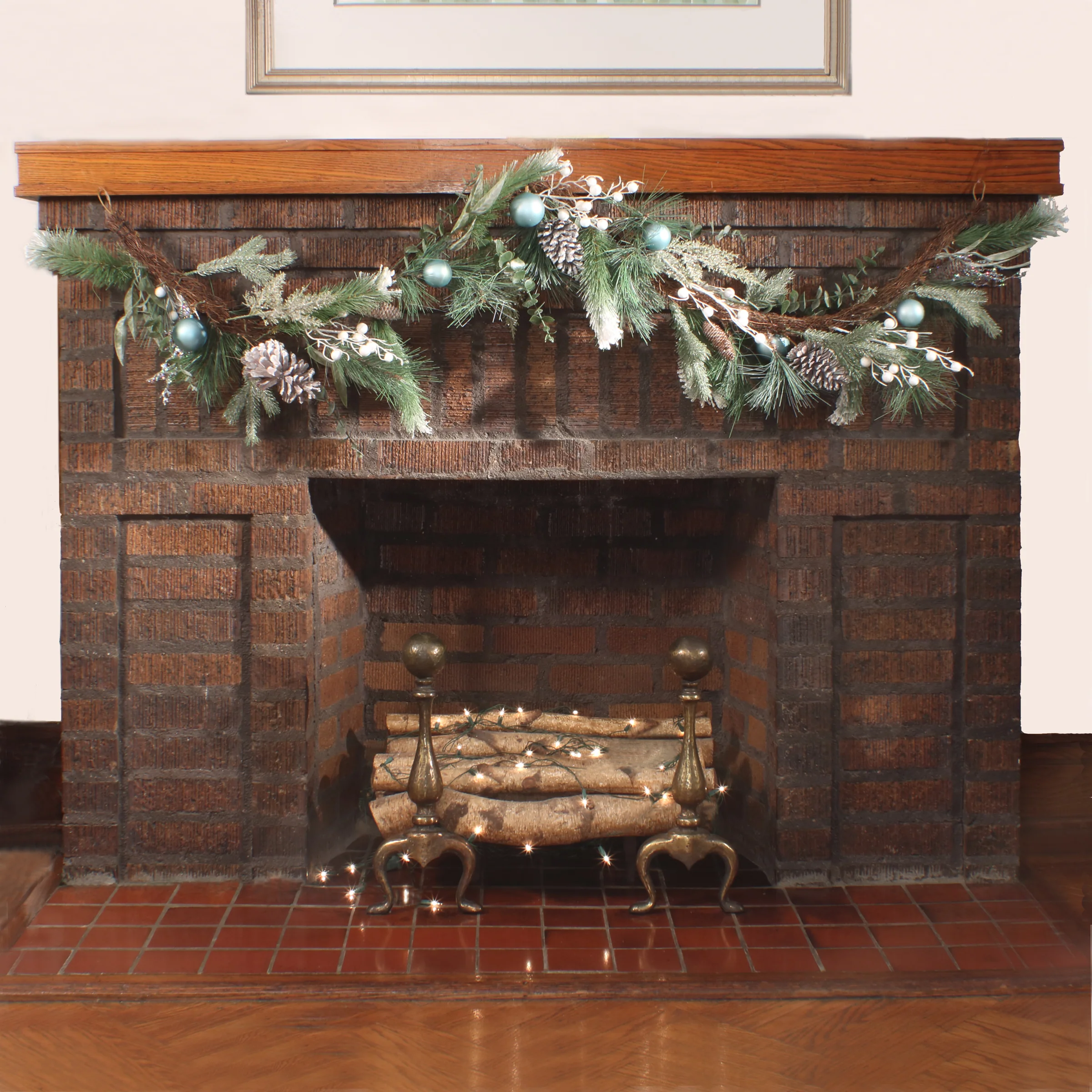 6 ft. Decorated Evergreen Christmas Garland - Image 2