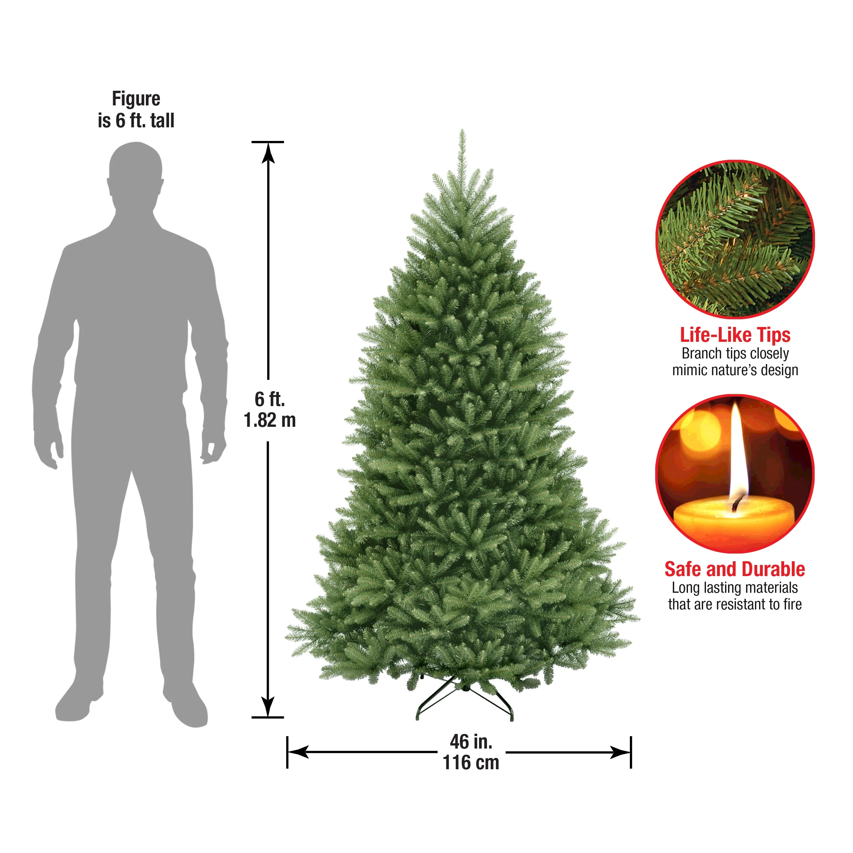 6 ft. Dunhill Fir Tree - Image 5
