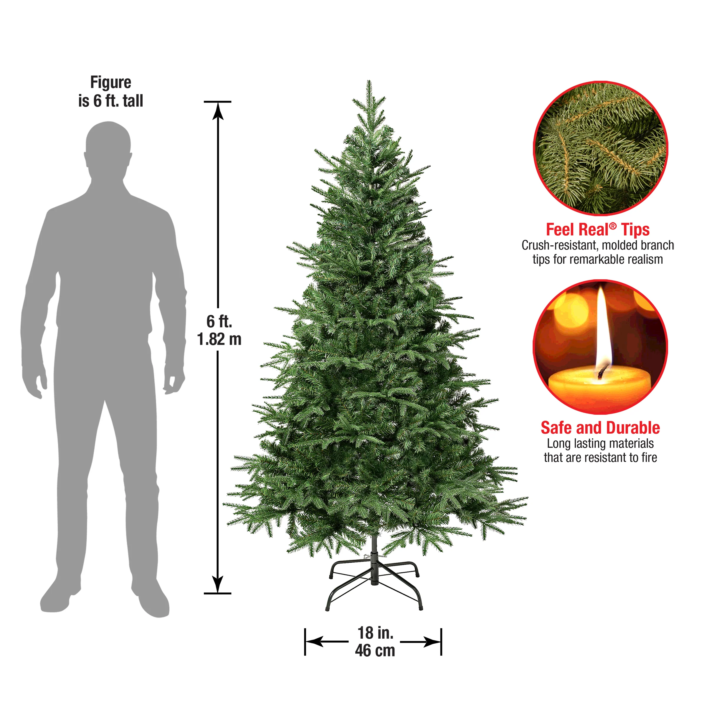 6 ft. Duxbury Feel Real Tree - Image 5