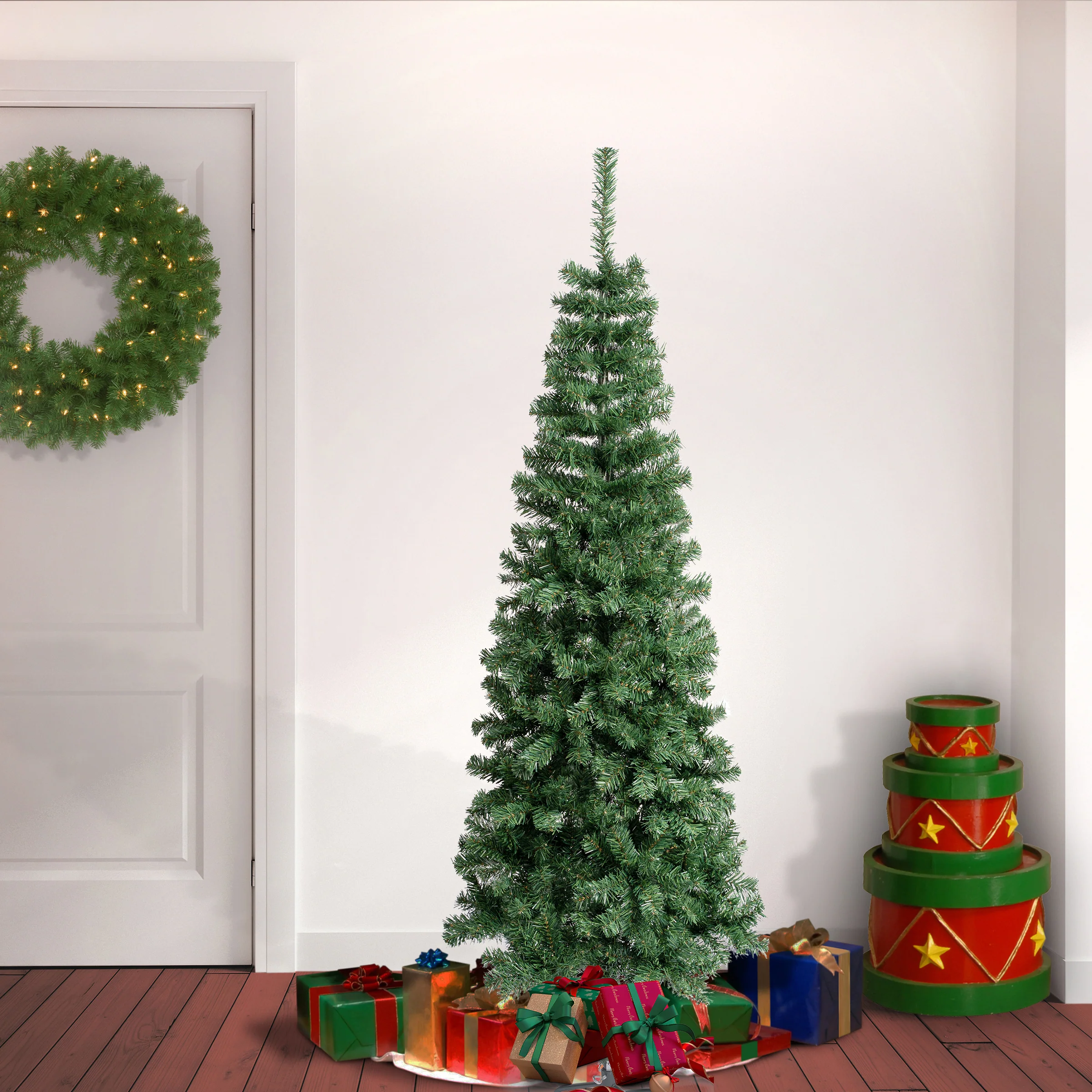 6 ft. Linden Spruce Slim Tree - Image 2