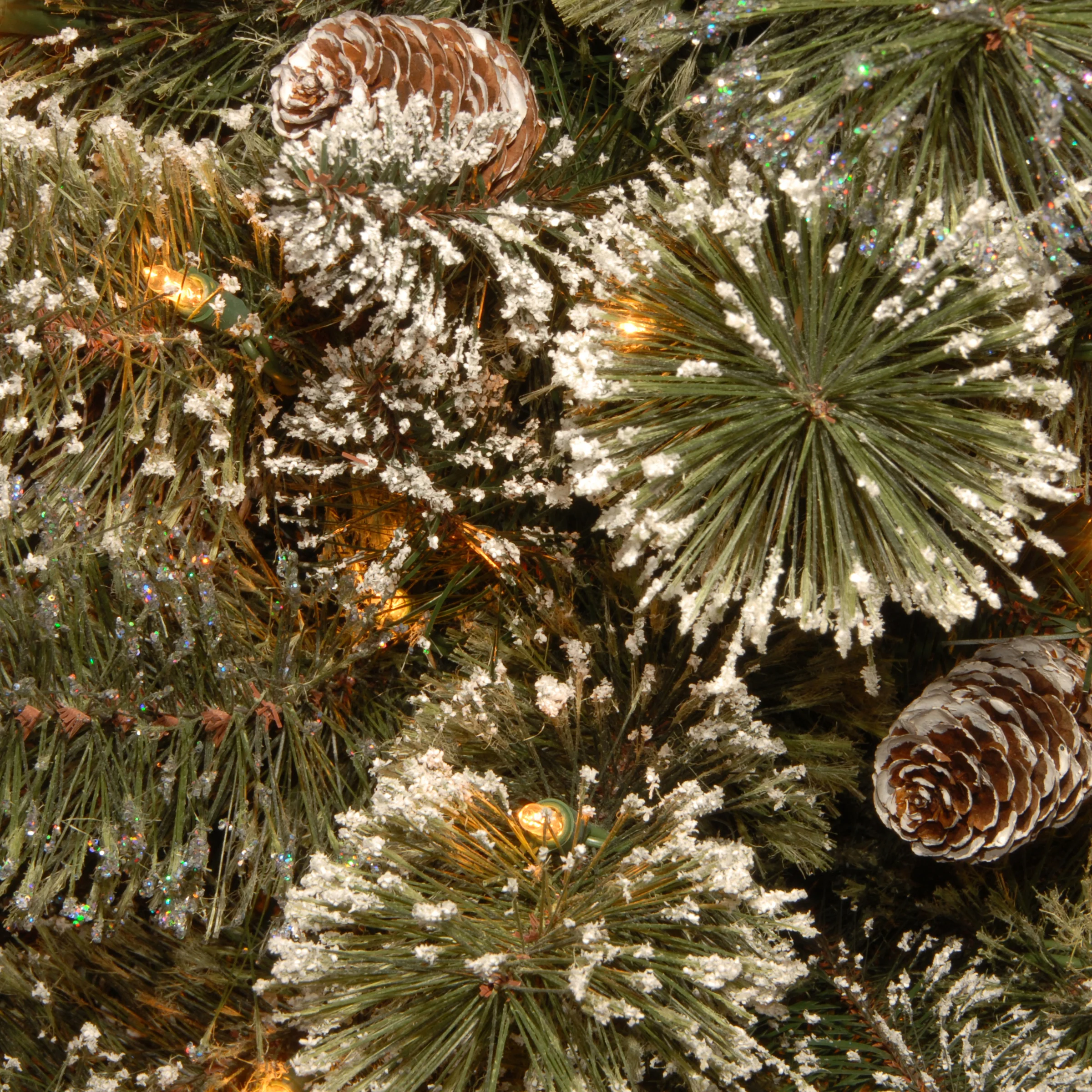 6 ft. Pre-Lit Cashmere Tree with Clear Lights, Plug-In - Image 3