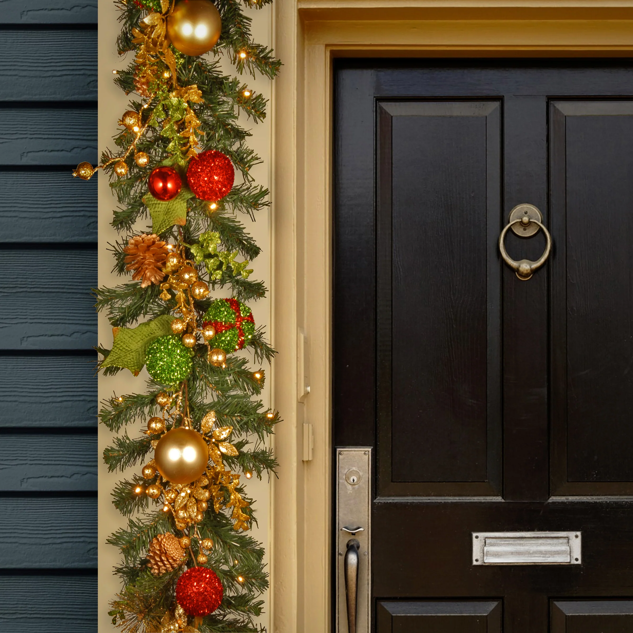 6 ft. Pre-Lit Decorated Garland with LED Lights - Image 2
