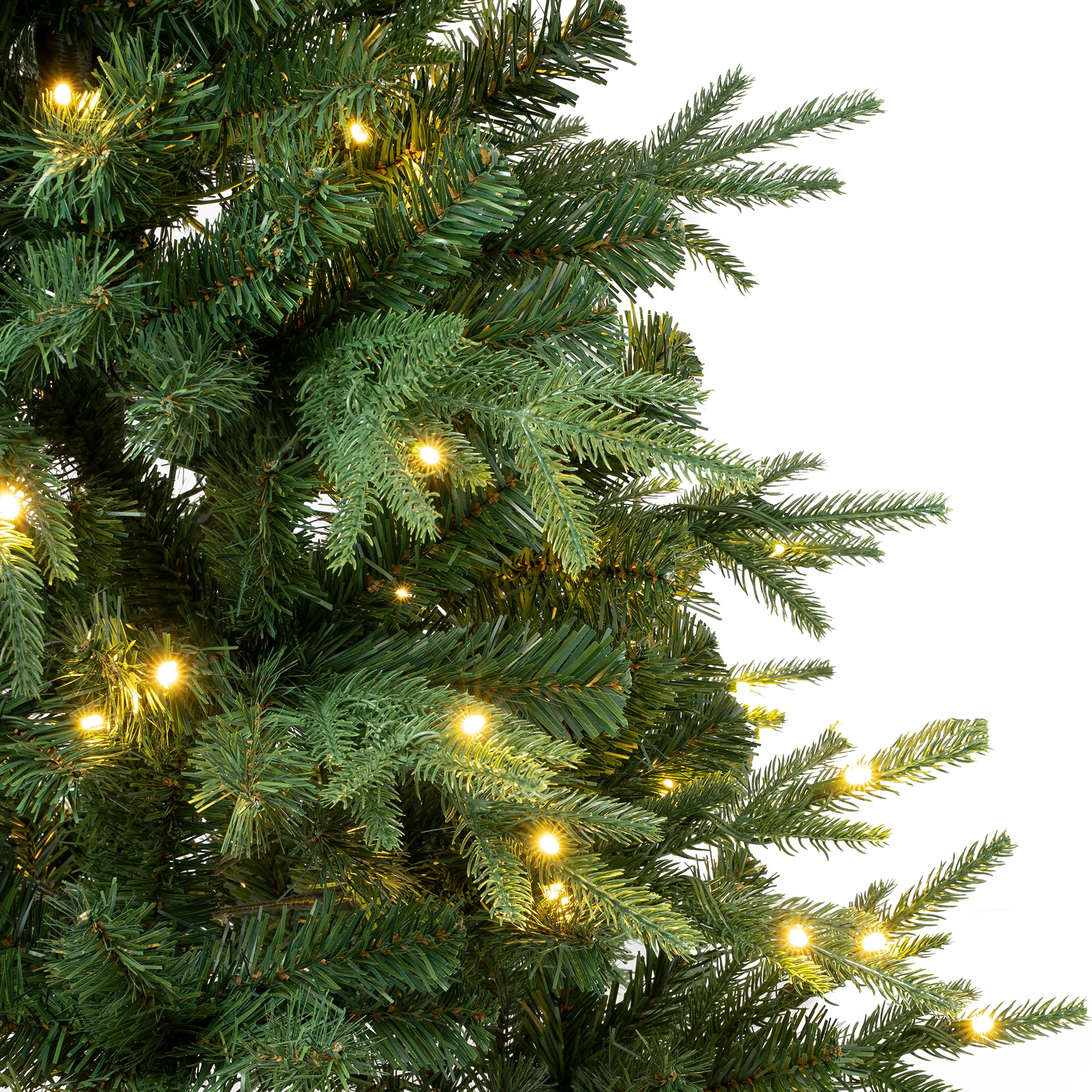 6 ft. Pre-Lit Duxbury Feel Real Tree with LED Lights, Plug-In - Image 3