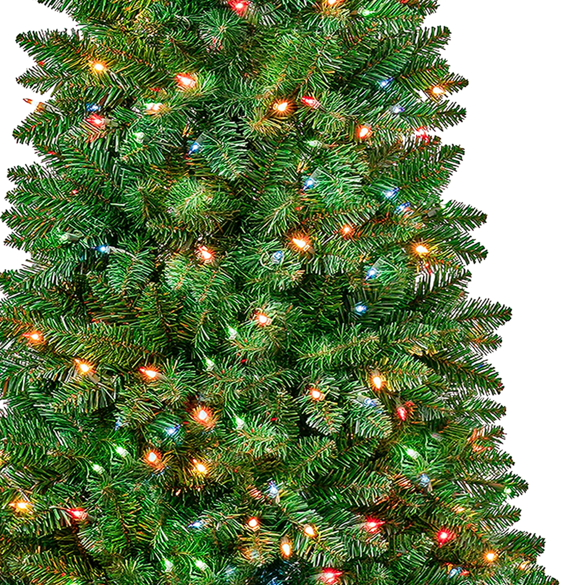 6 ft. Pre-Lit Rowan Slim Tree with Multicolor Lights, Plug-In - Image 3
