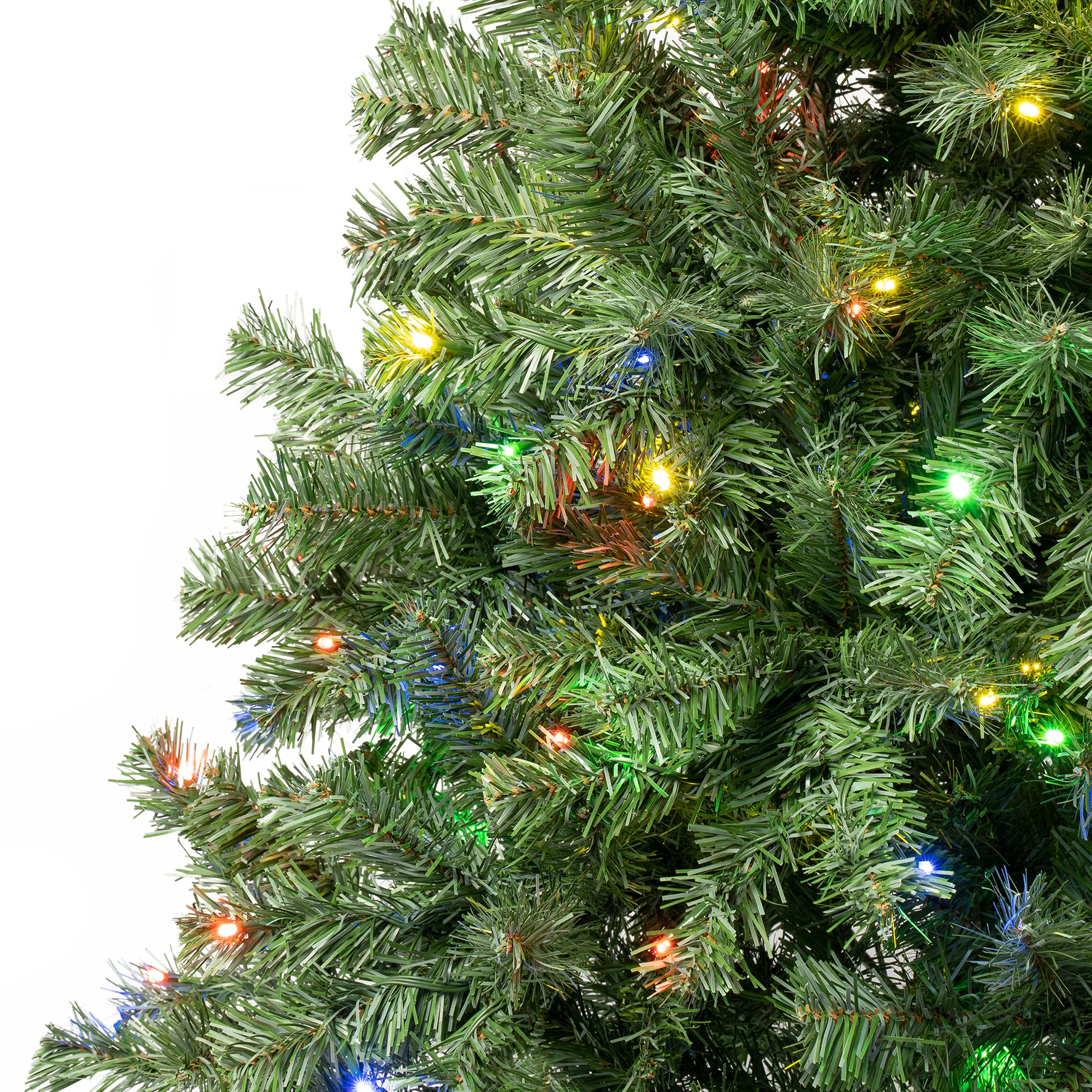 6 ft. Pre-Lit Sagamore Tree with Multi LED Lights, Plug-In - Image 3