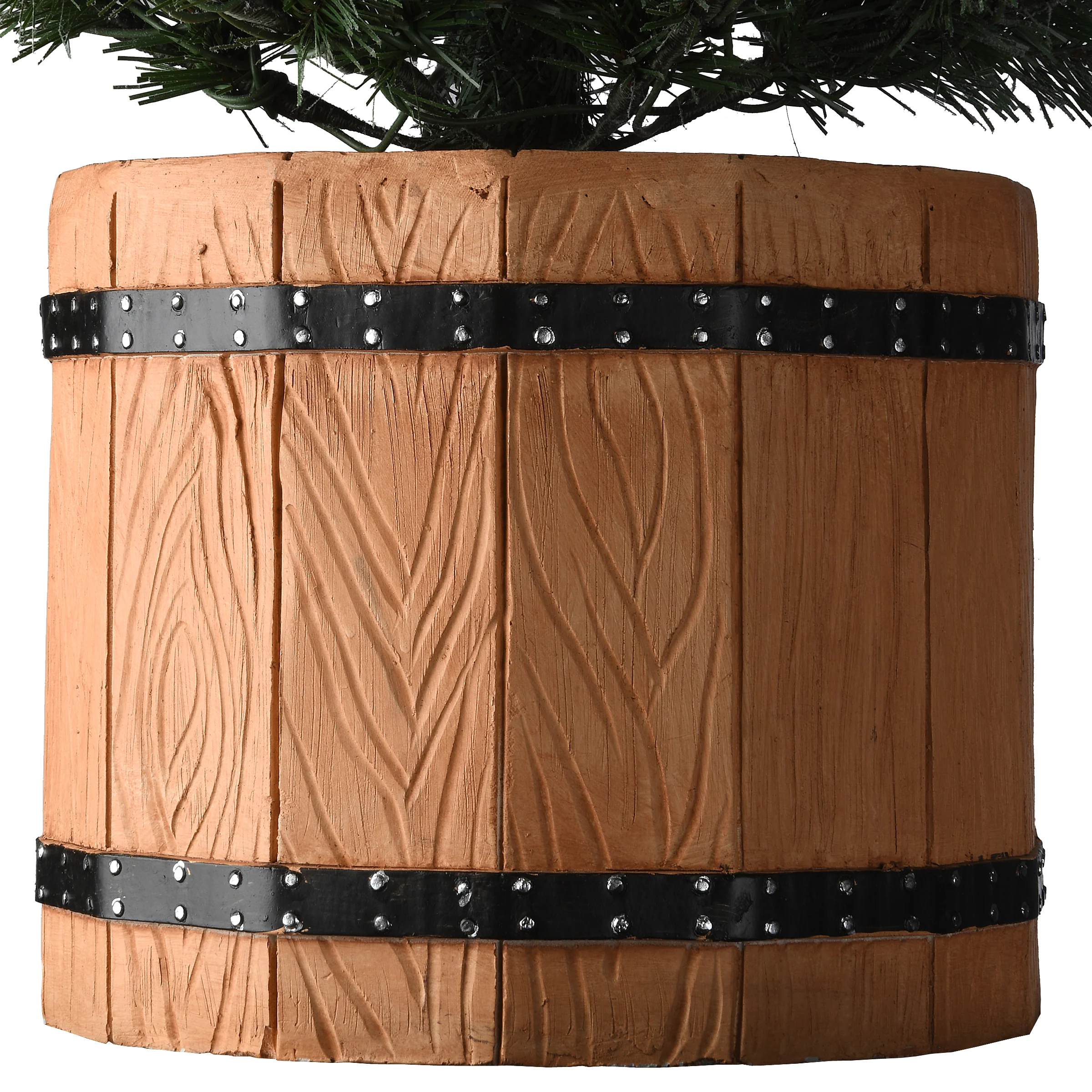 6 ft. Pre-Lit Snowy Sheffield Spruce Slim with Clear Lights - Image 3