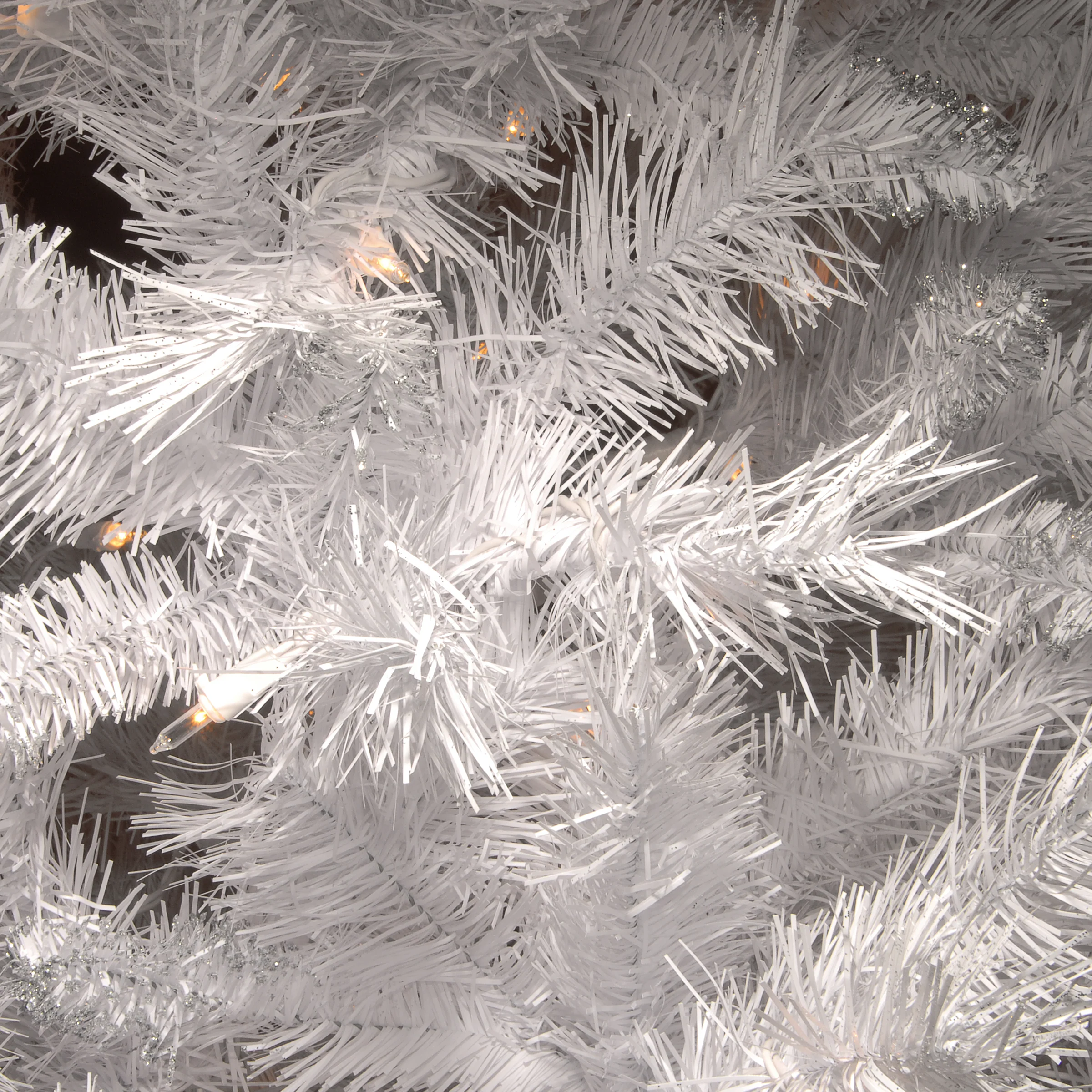 6 ft. Pre-Lit Winchester Pine White Tree with Clear Lights, Plug-In - Image 5