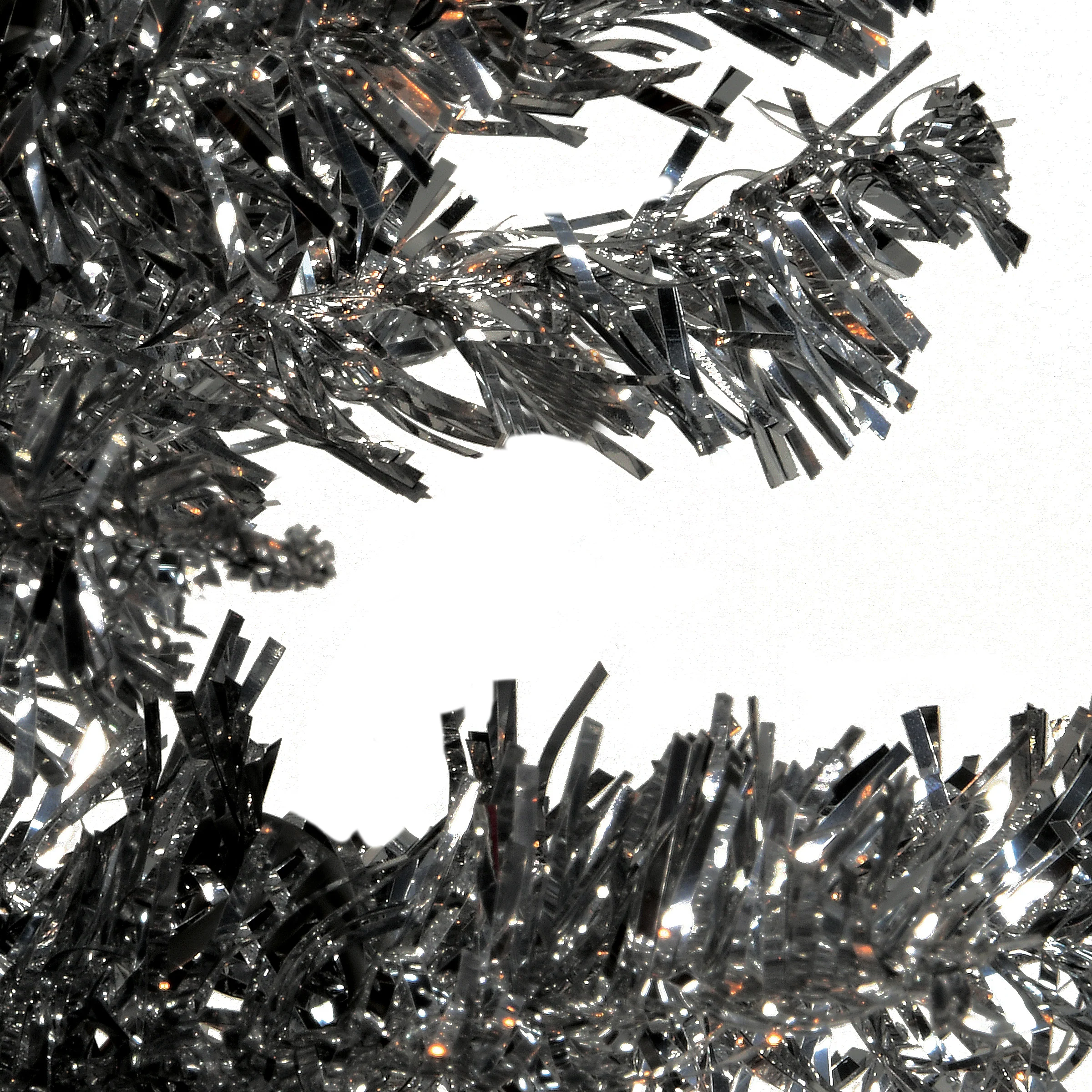 6 ft. Tinsel Collection Black Tree - Image 4