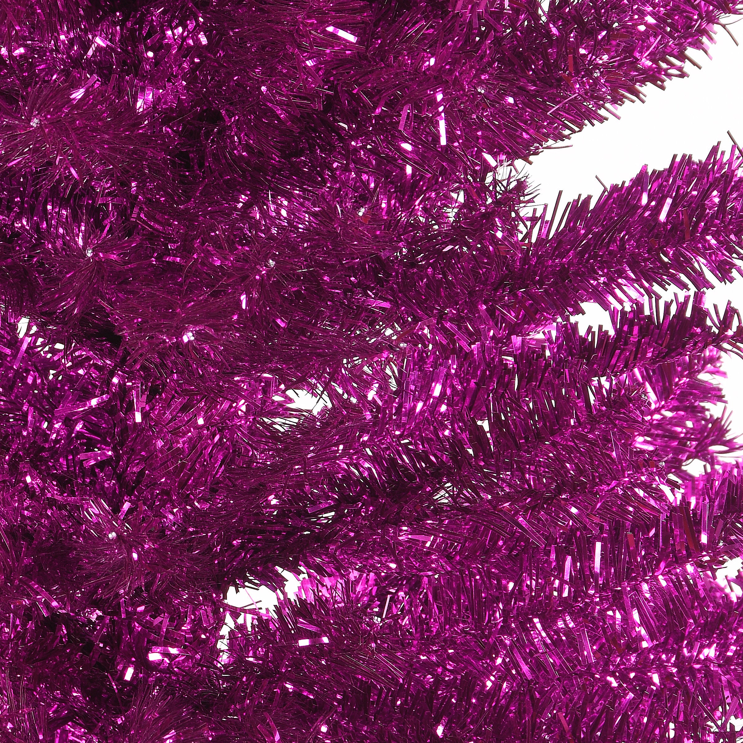 6 ft. Tinsel Collection Purple Tree - Image 6