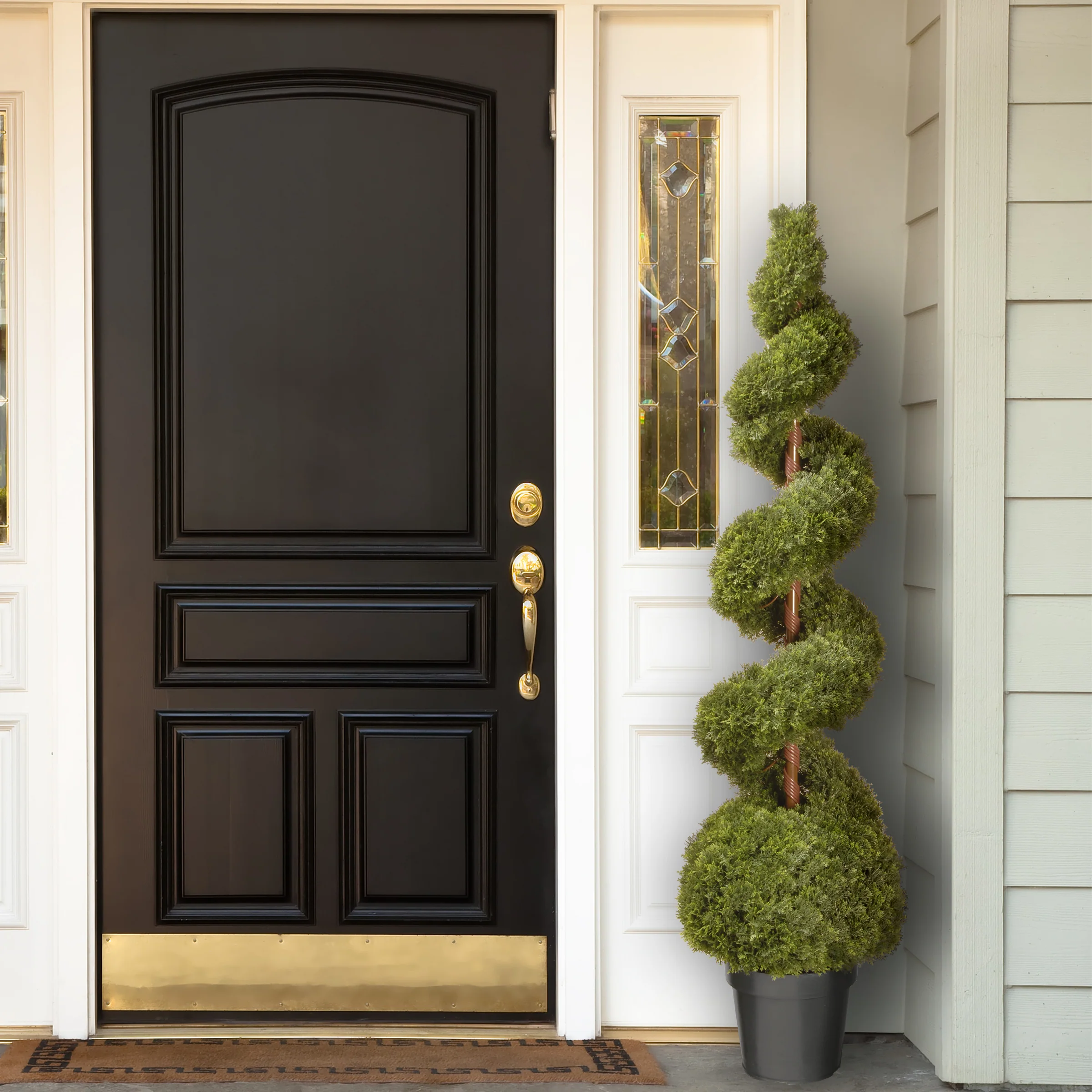 60" Artificial Cedar Topiary - Image 2