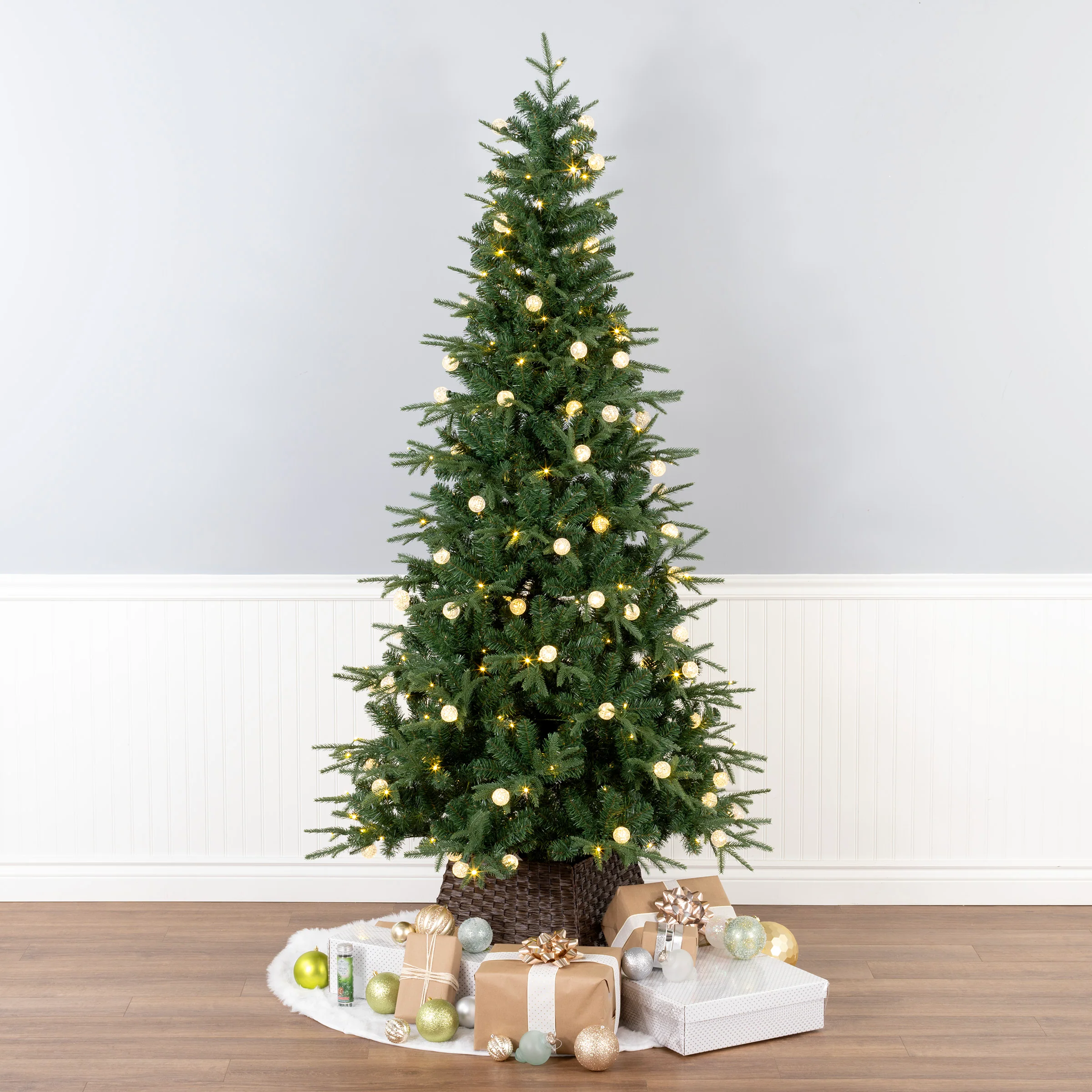 6 ft. Duxbury Slim Tree with Dual Color LED Lights, Plug-In - Image 6