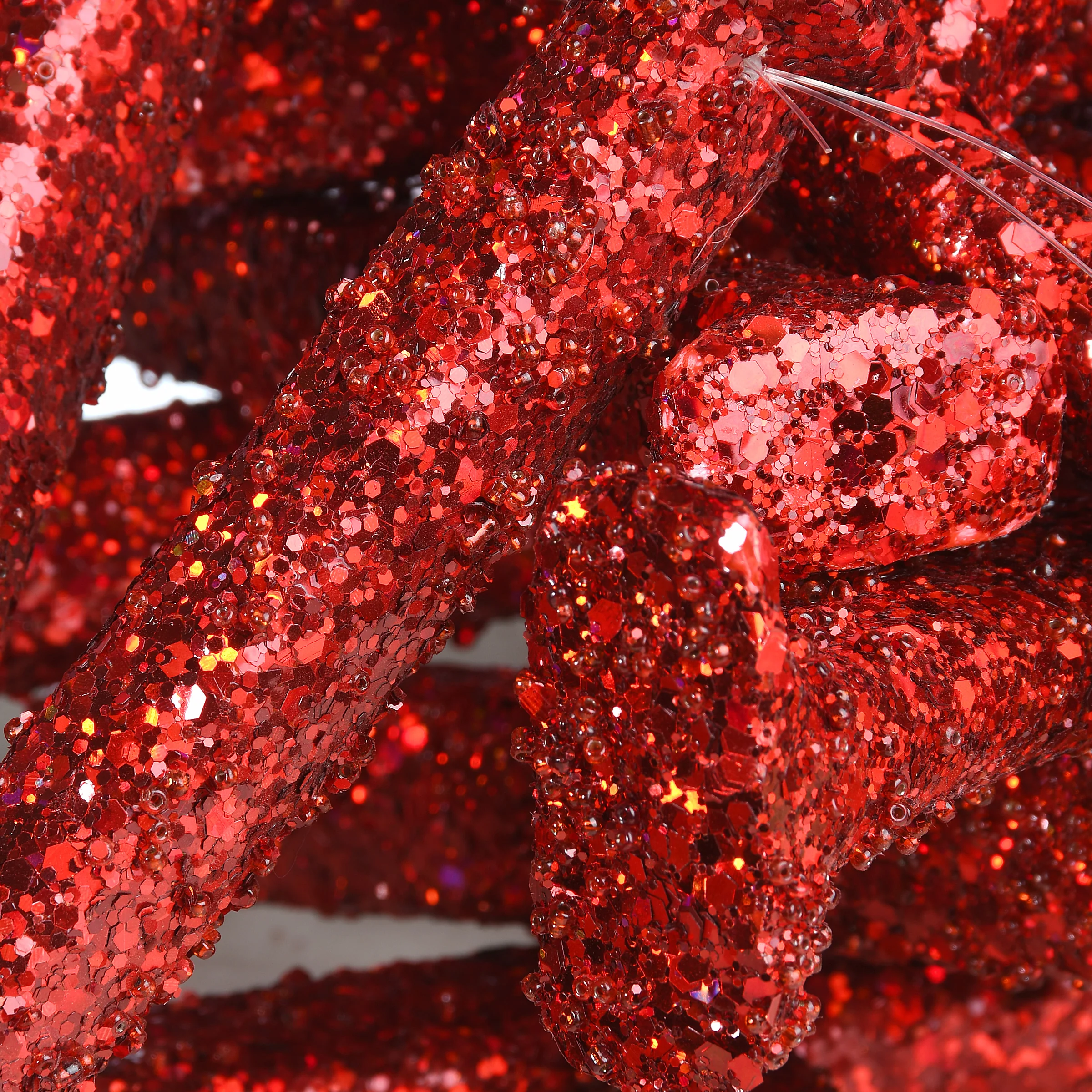 6 ft. Valentine's Banner Decorated with Red Glitter - Image 4