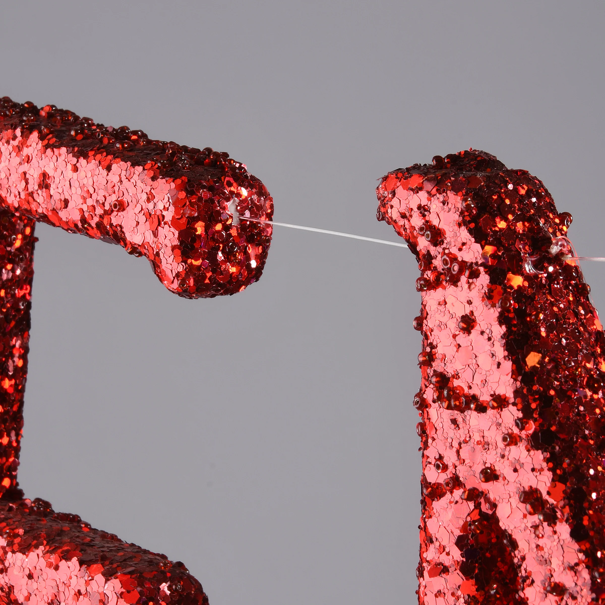 6 ft. Valentine's Banner Decorated with Red Glitter - Image 5