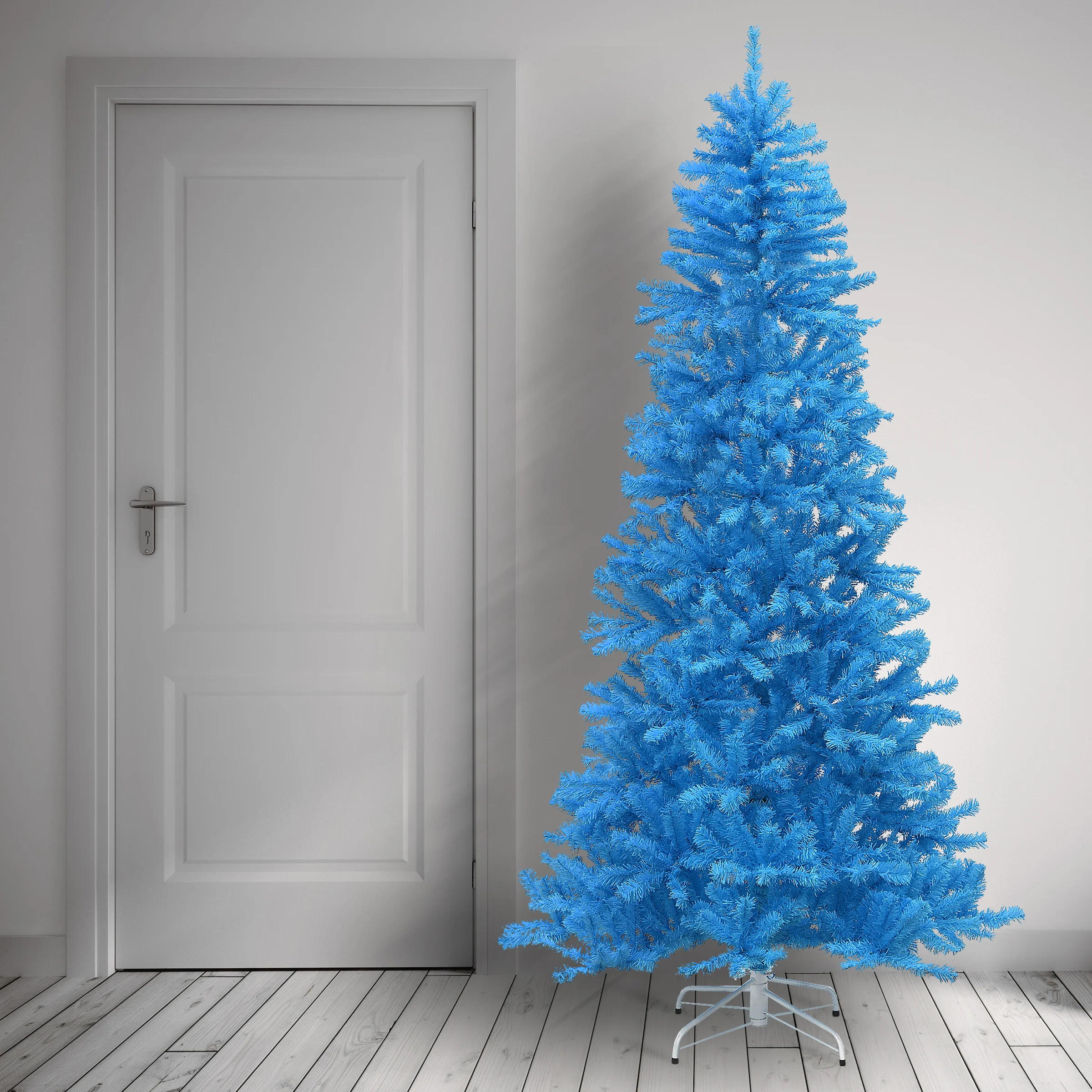 7.5 ft. Colored Trees Blue Tree - Image 2