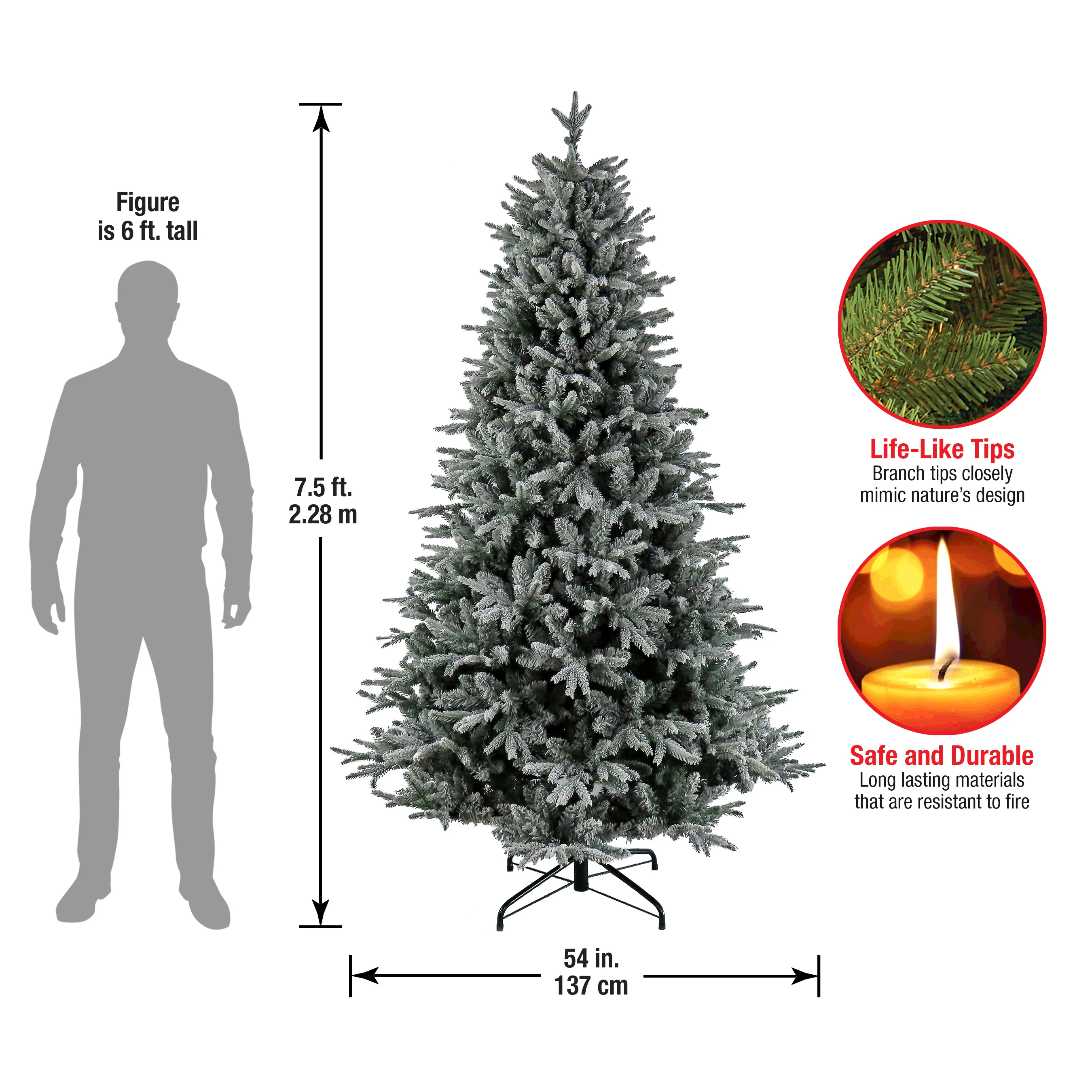 7.5 ft. Holliston Tree - Image 5