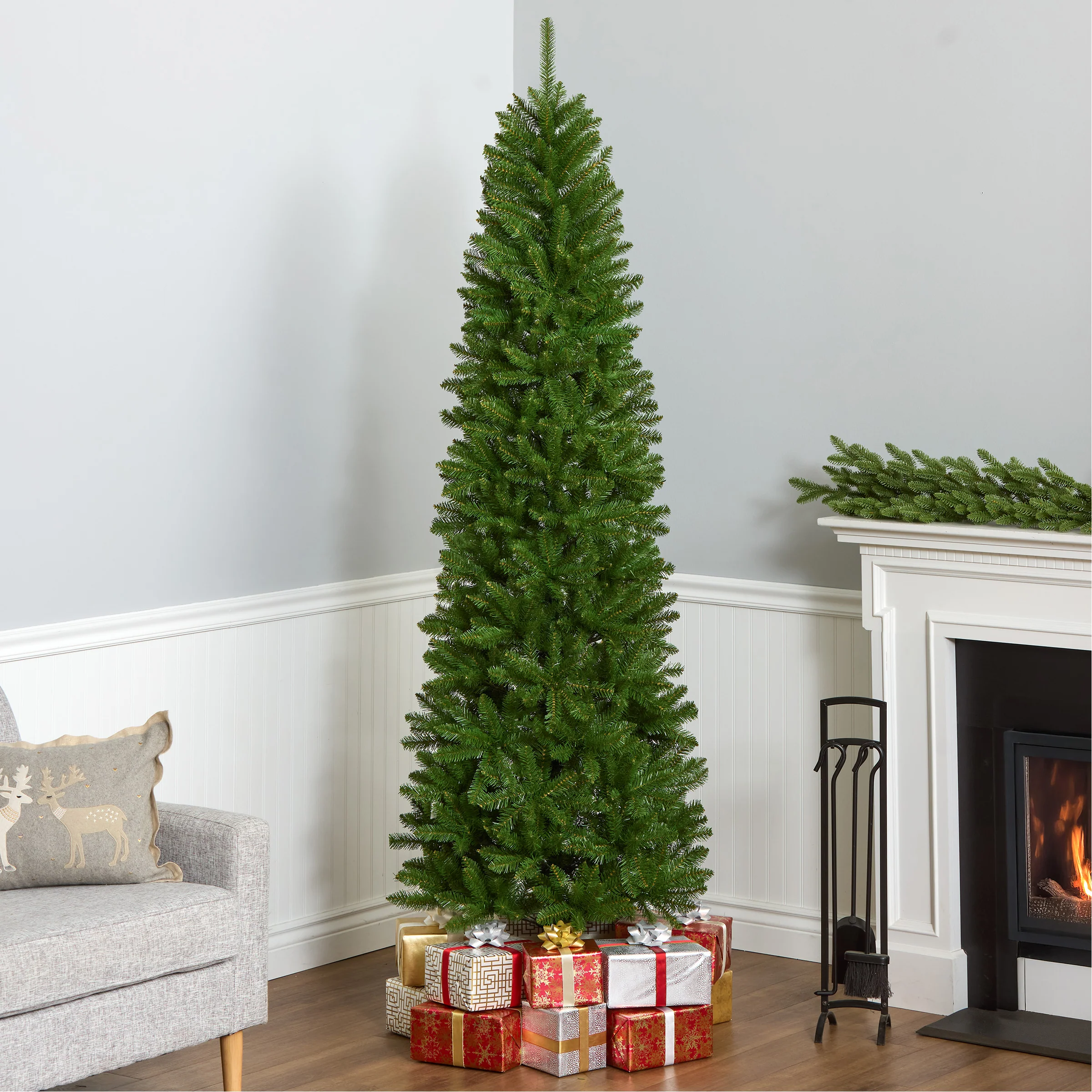 7.5 ft. Kingswood Fir Pencil Slim Tree - Image 2