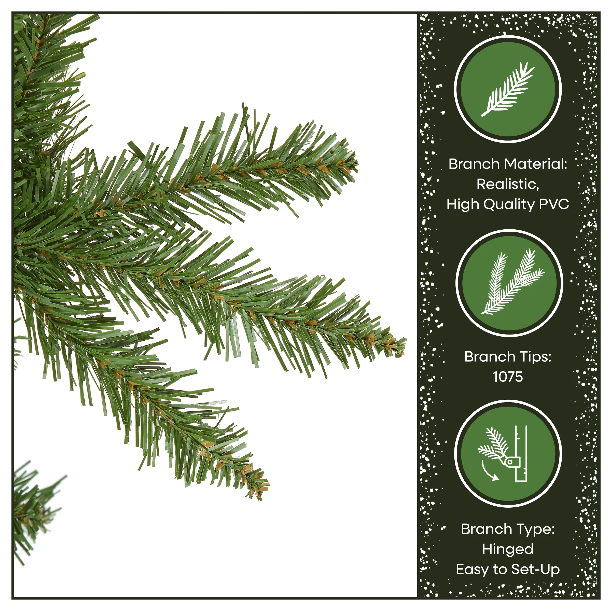 7.5 ft. Kingswood Fir Pencil Slim Tree - Image 6