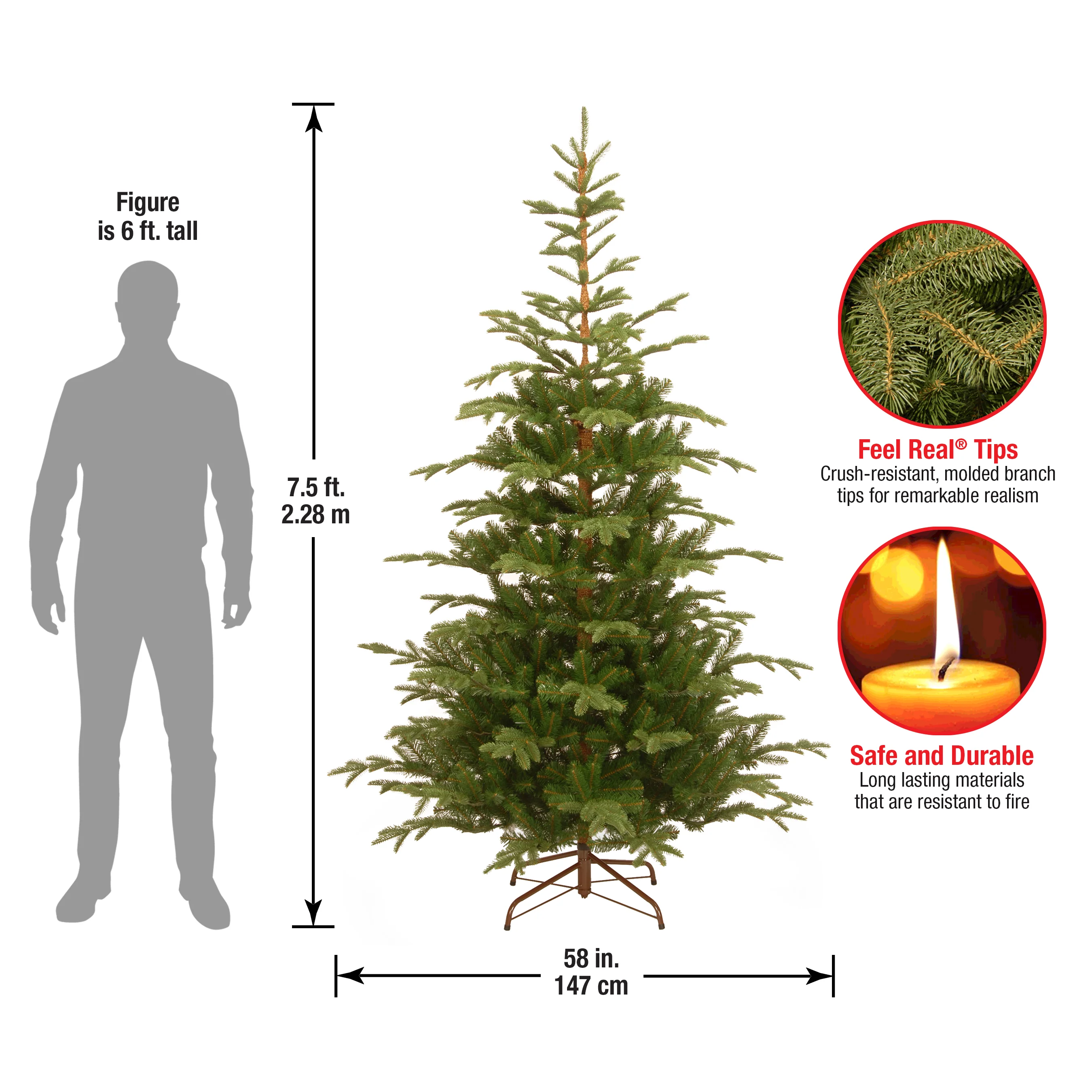 7.5 ft. Norwegian Spruce Tree - Image 5