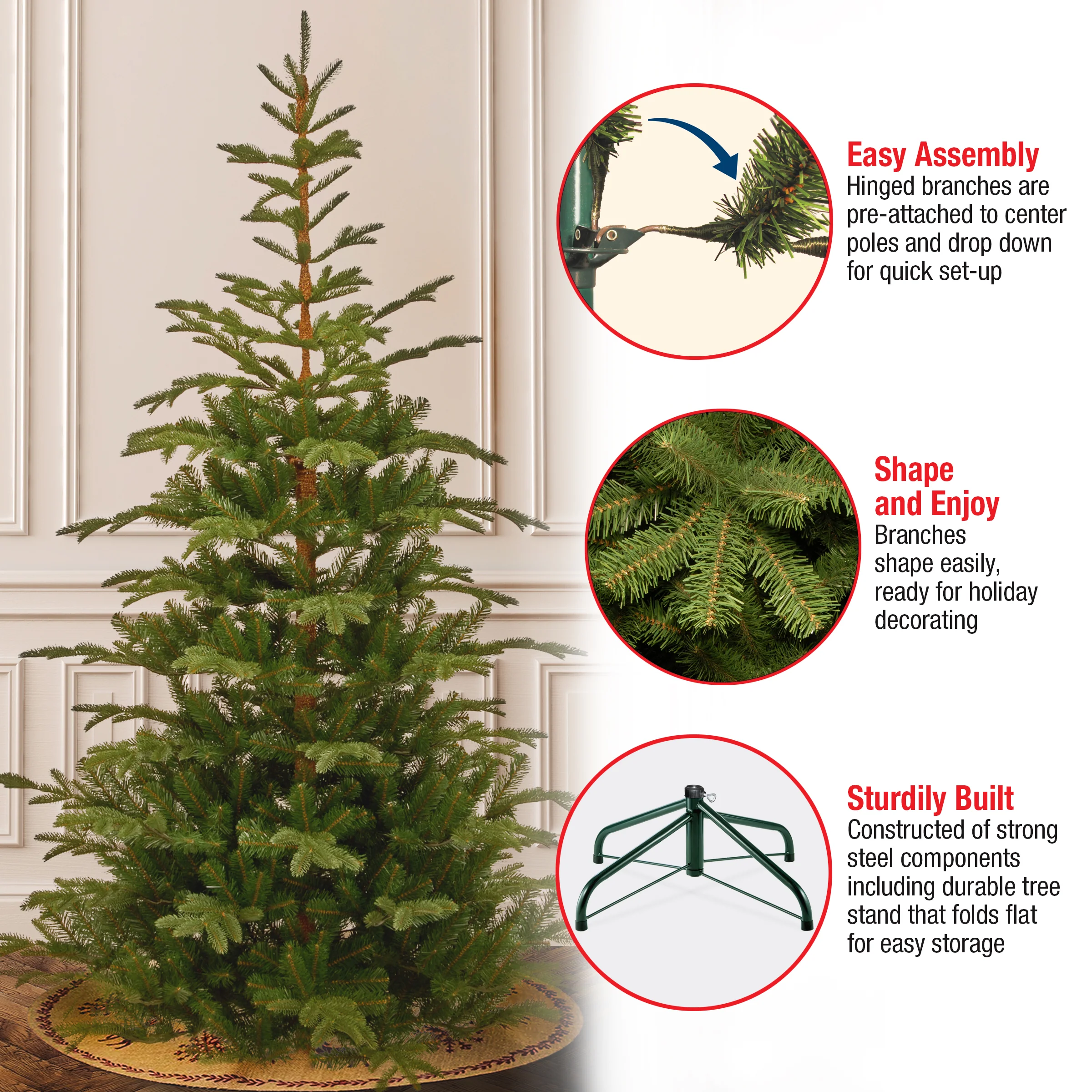 7.5 ft. Norwegian Spruce Tree - Image 6