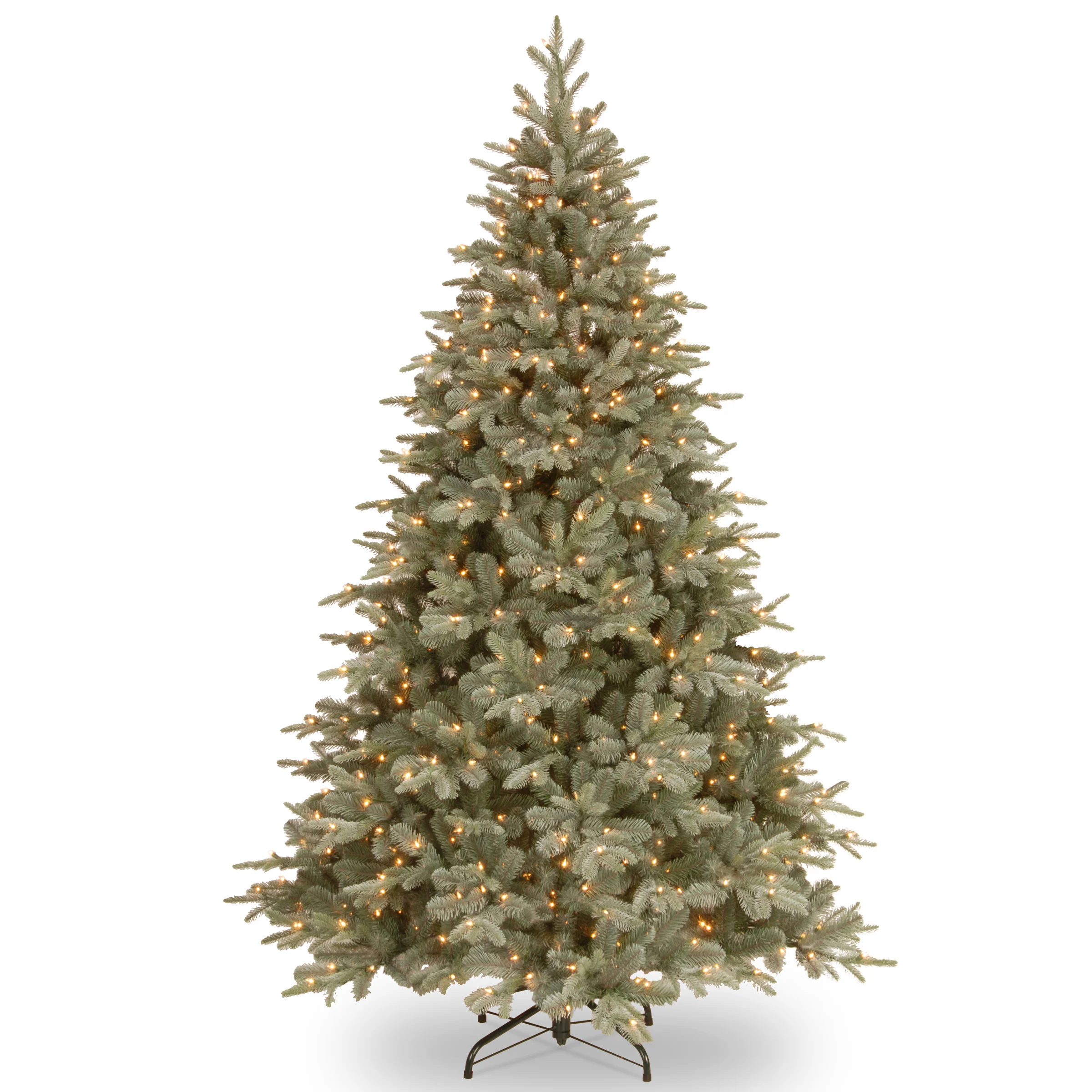 7.5 ft. Pre-Lit Arctic Spruce Frosted Tree with Clear Lights