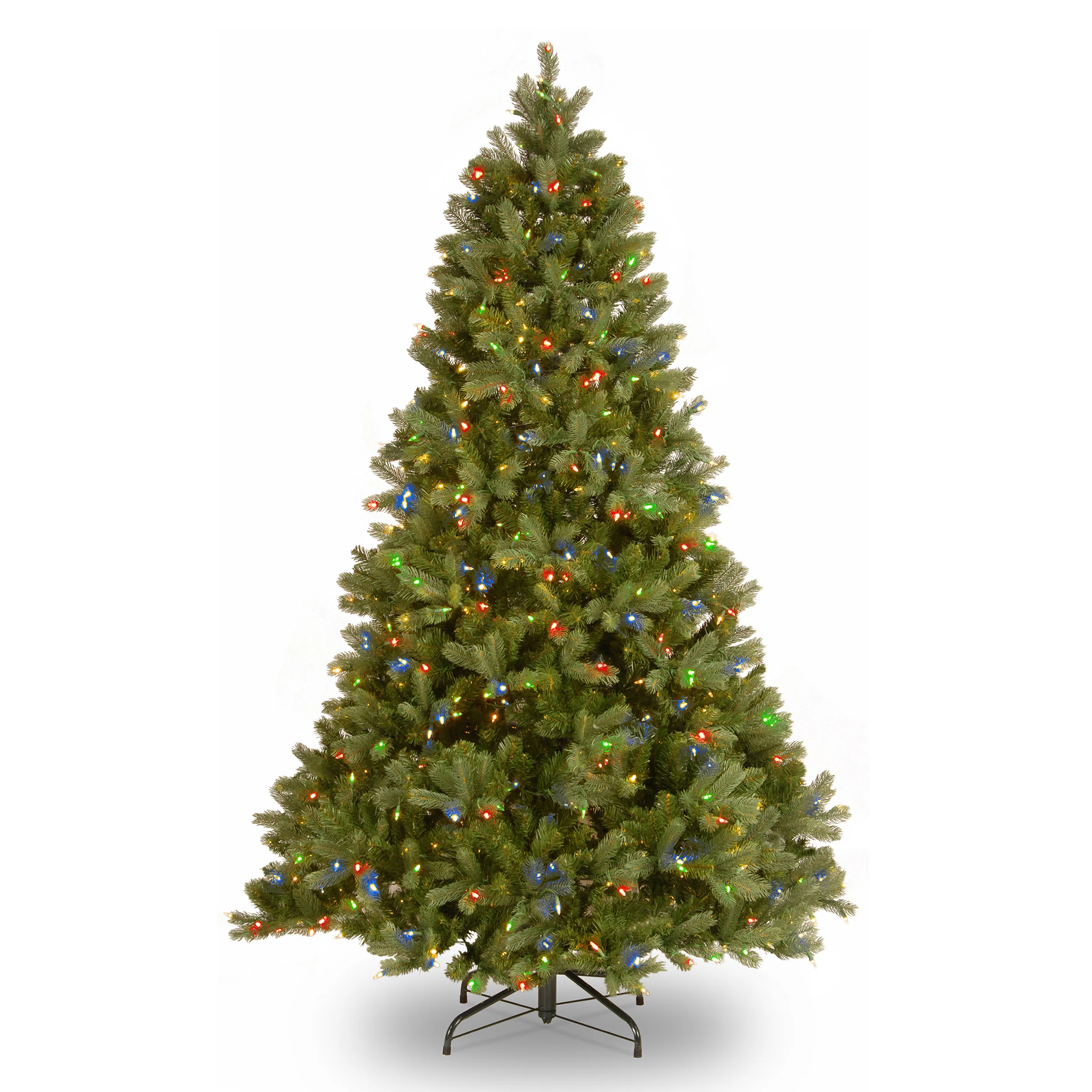 7.5 ft. Pre-Lit Bayberry Spruce with PowerConnect Multicolor Lights