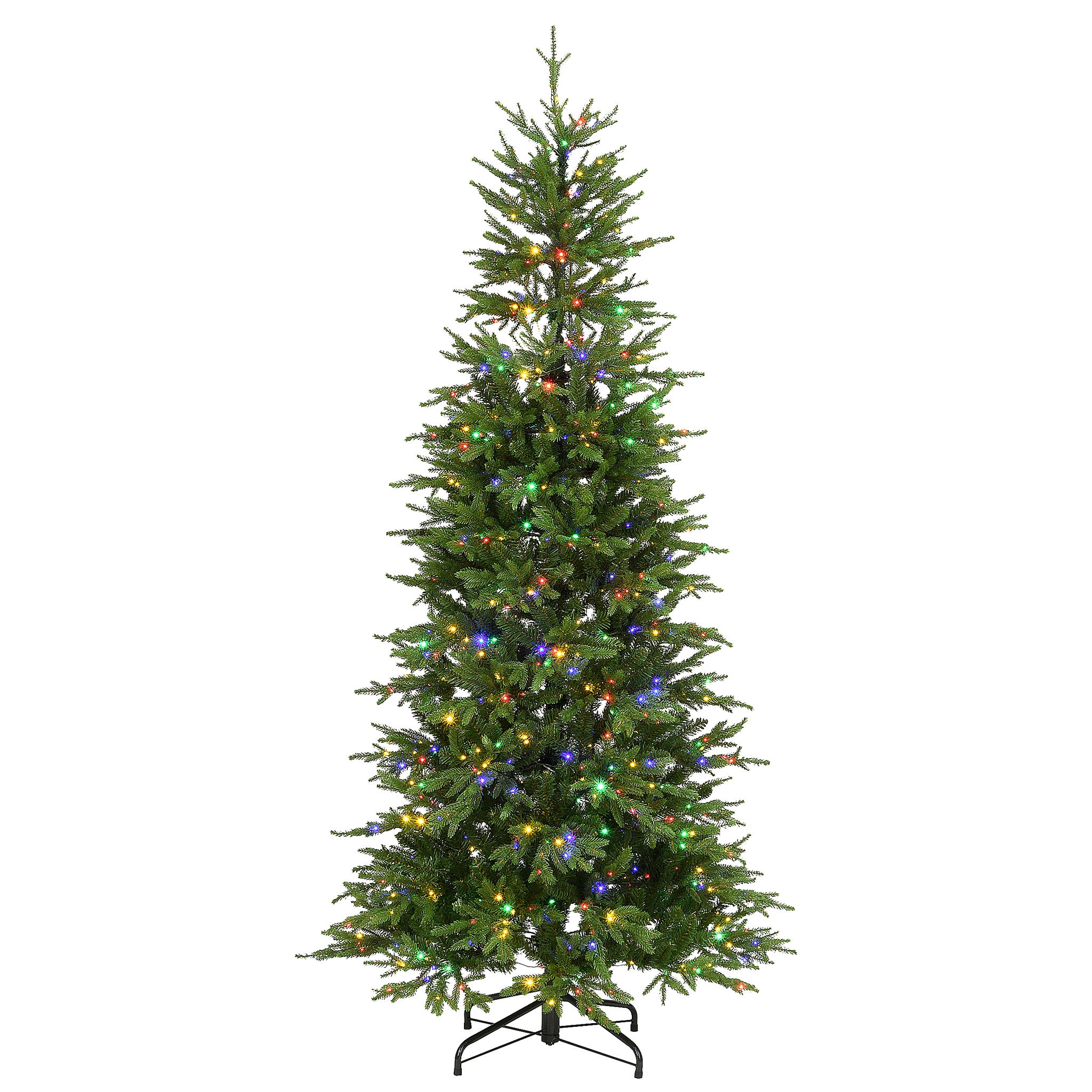 7.5 ft. Pre-Lit Bedminster Spruce Slim Tree with Dual Color LED Infinity Lights - Image 3
