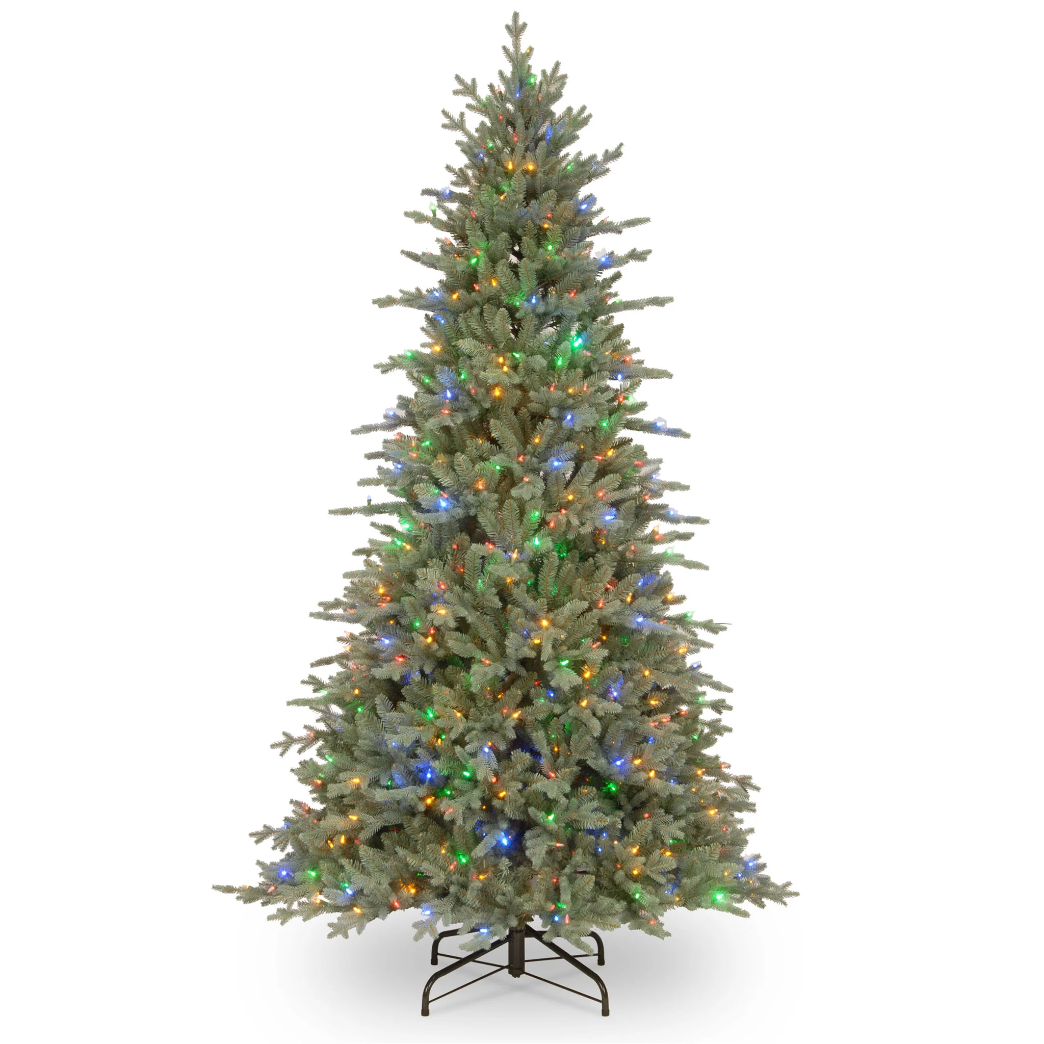 7.5 ft. Pre-Lit Buckingham Blue Spruce Tree with Clear Lights - Image 3