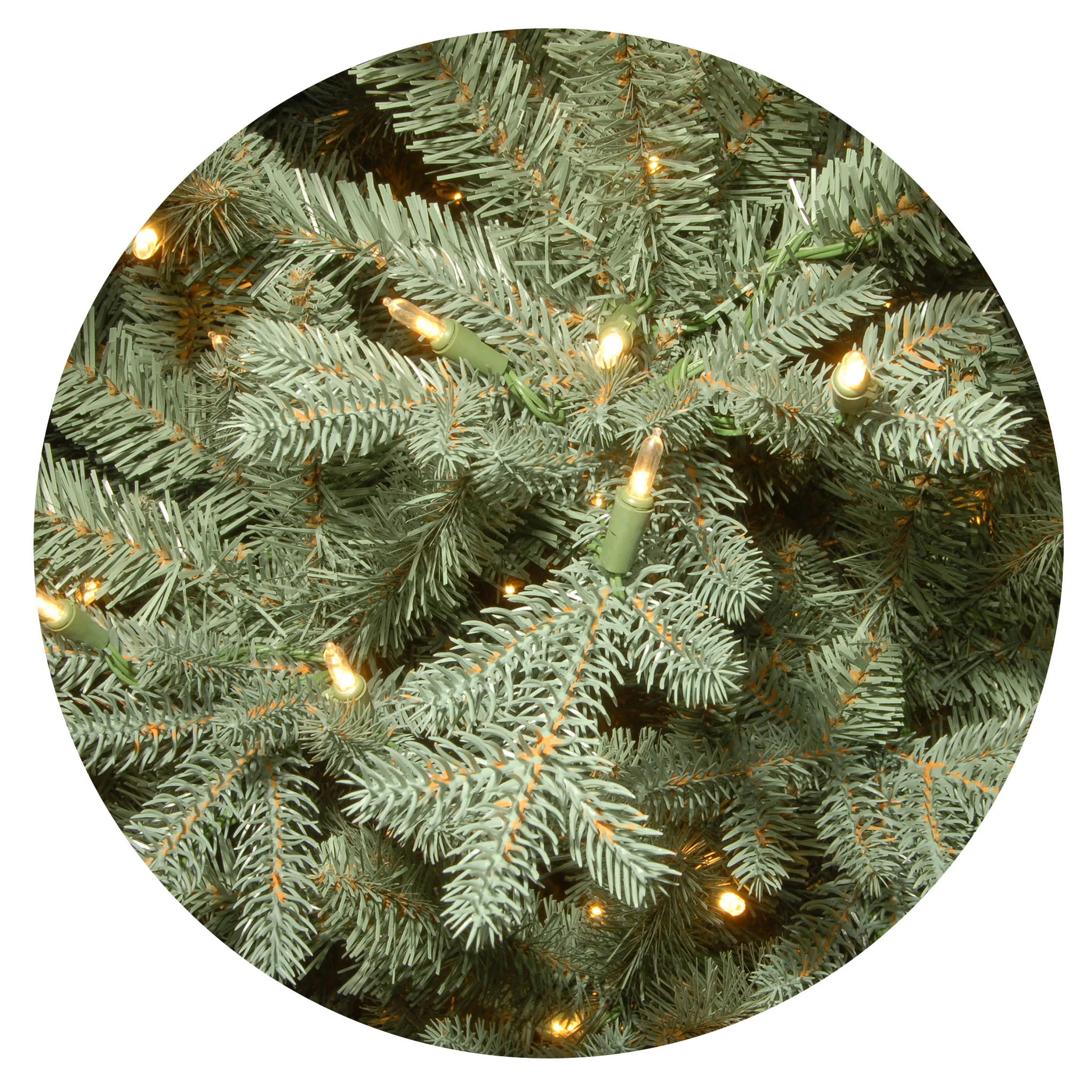 7.5 ft. Pre-Lit Buckingham Blue Spruce Tree with Clear Lights - Image 4