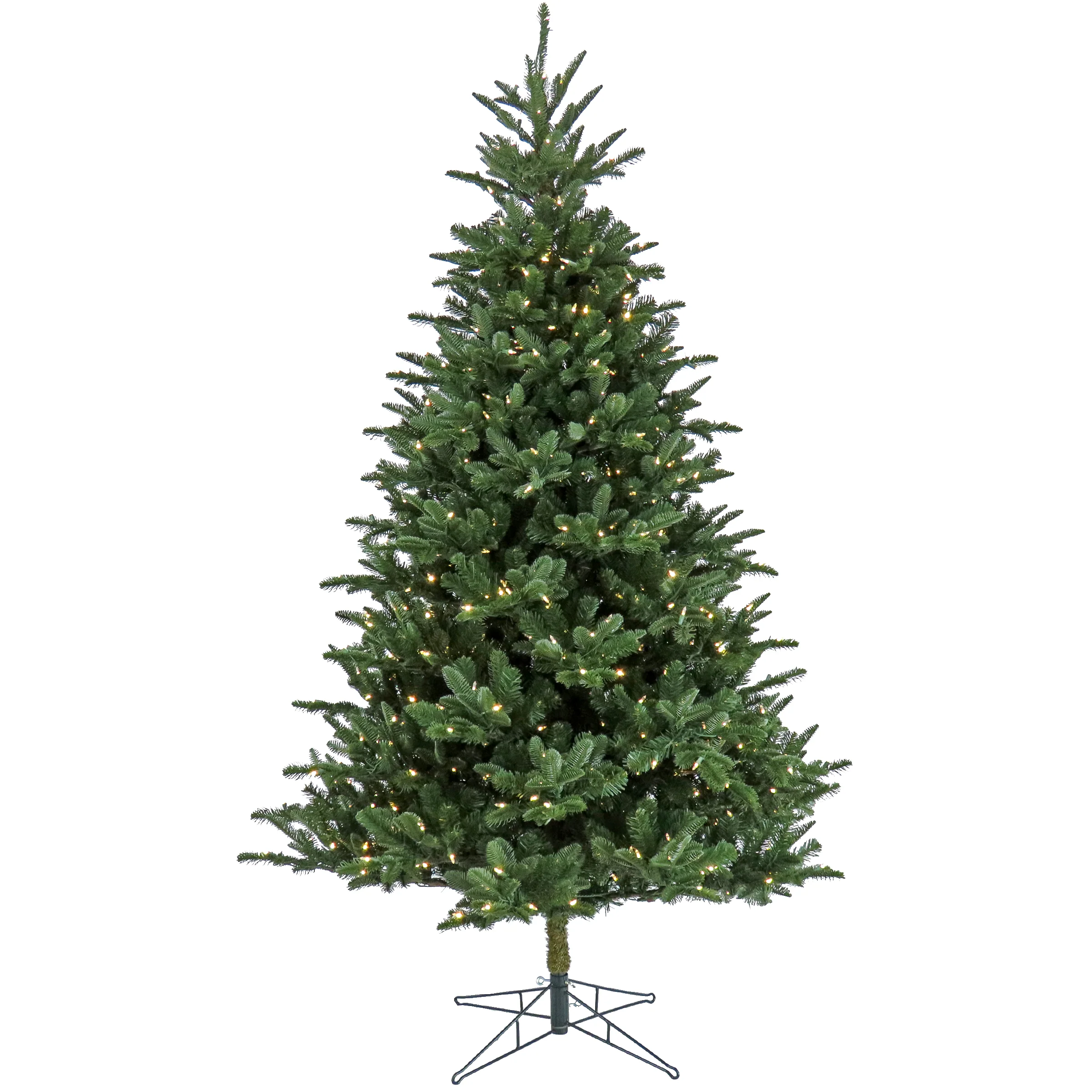 7.5 ft. Pre-Lit Christmas Norway Spruce Tree with LED Lights