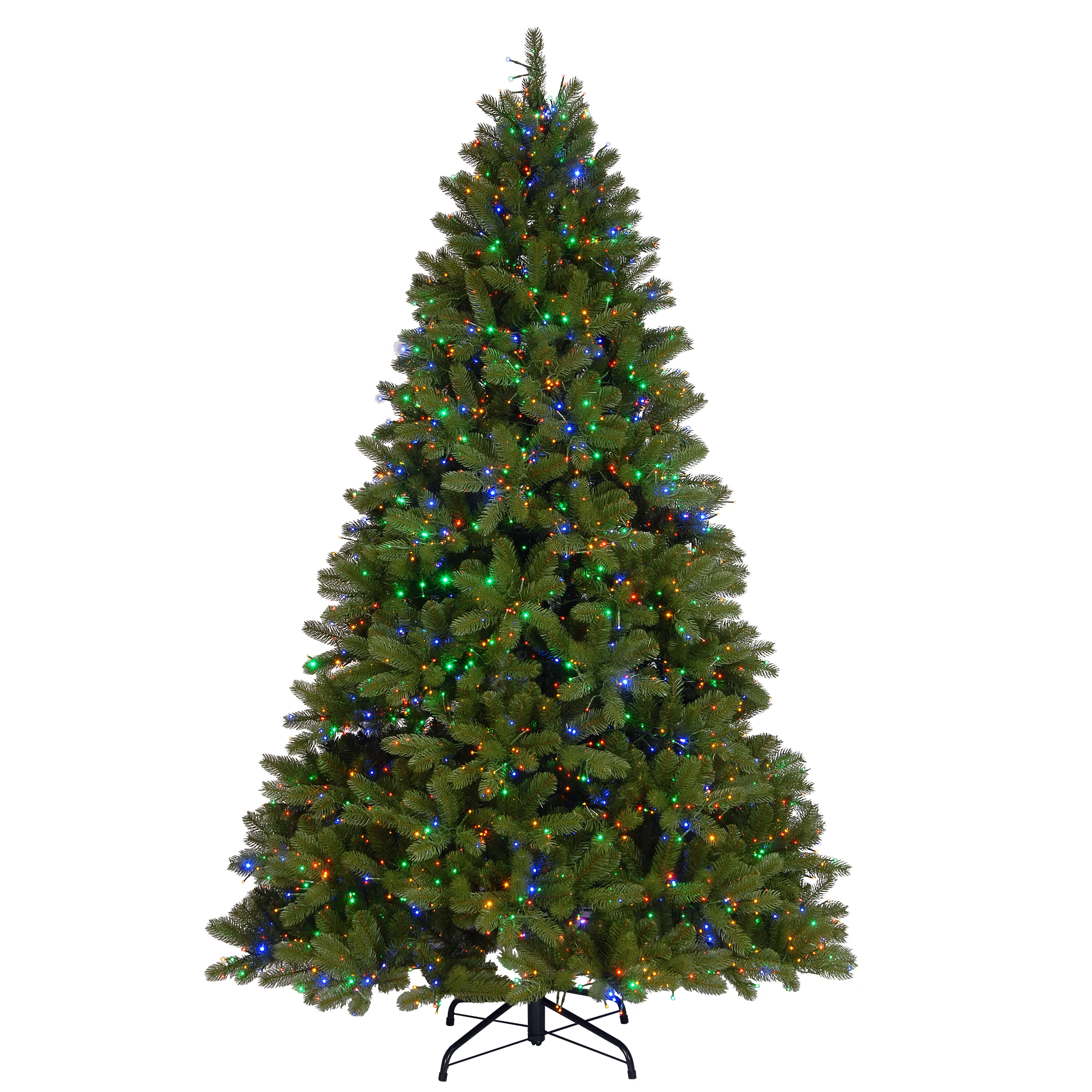 7.5 ft. Pre-Lit Downswept Douglas Fir Tree with Dual Color LED Cosmic Lights, Plug-In - Image 3