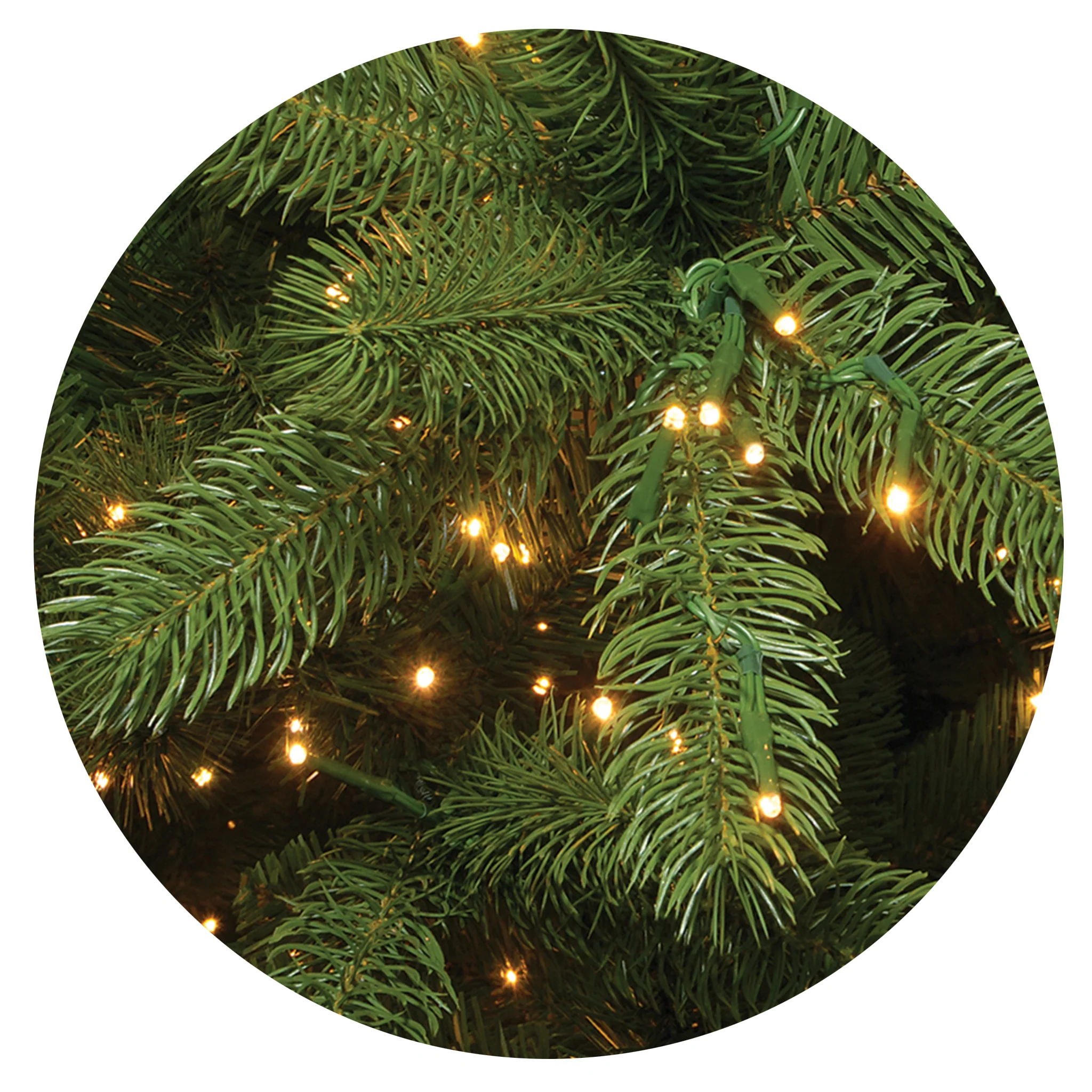 7.5 ft. Pre-Lit Downswept Douglas Fir Tree with Dual Color LED Cosmic Lights, Plug-In - Image 4