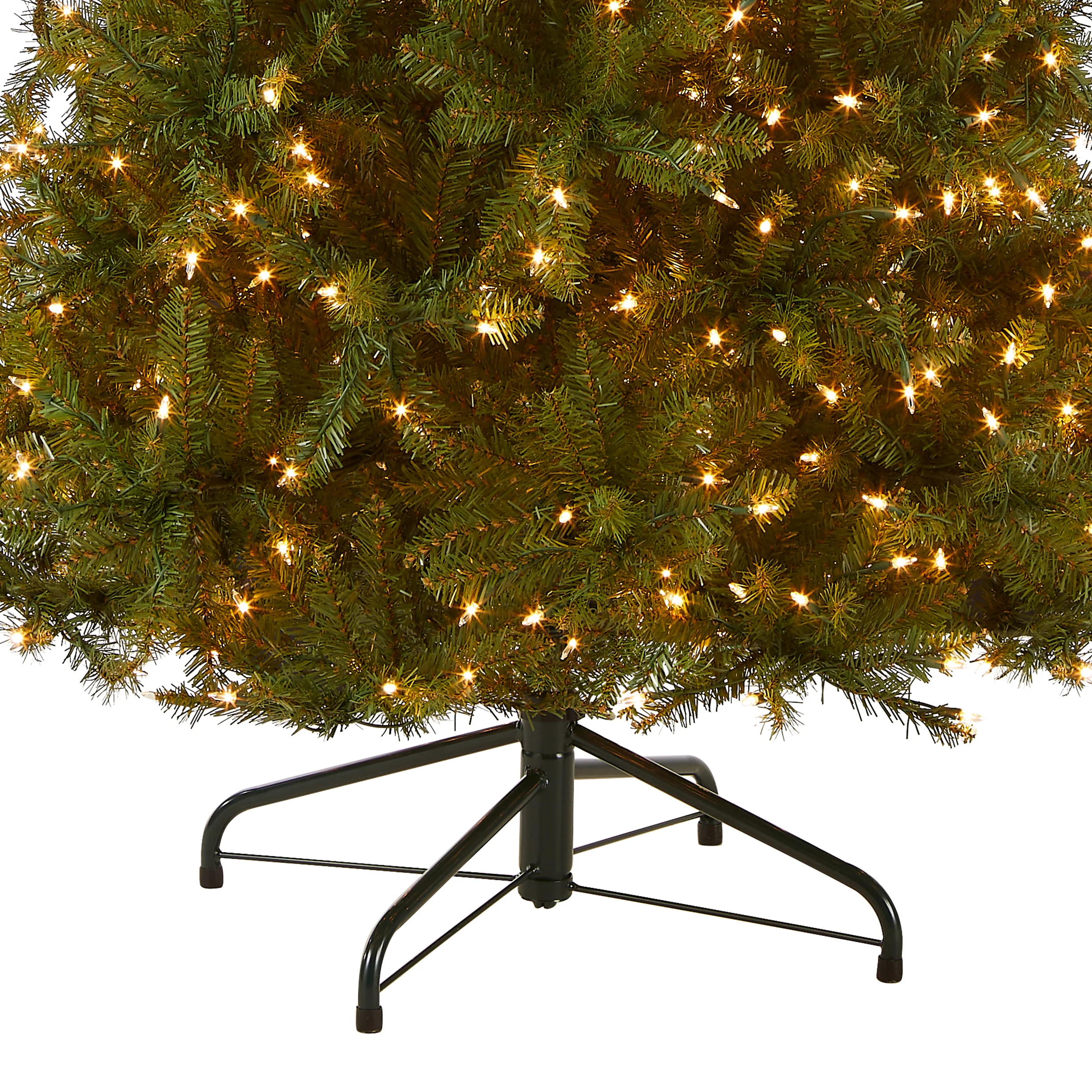 7.5 ft. Pre-Lit Dunhill Fir Slim Tree with 600 Clear Lights, Plug-In - Image 4