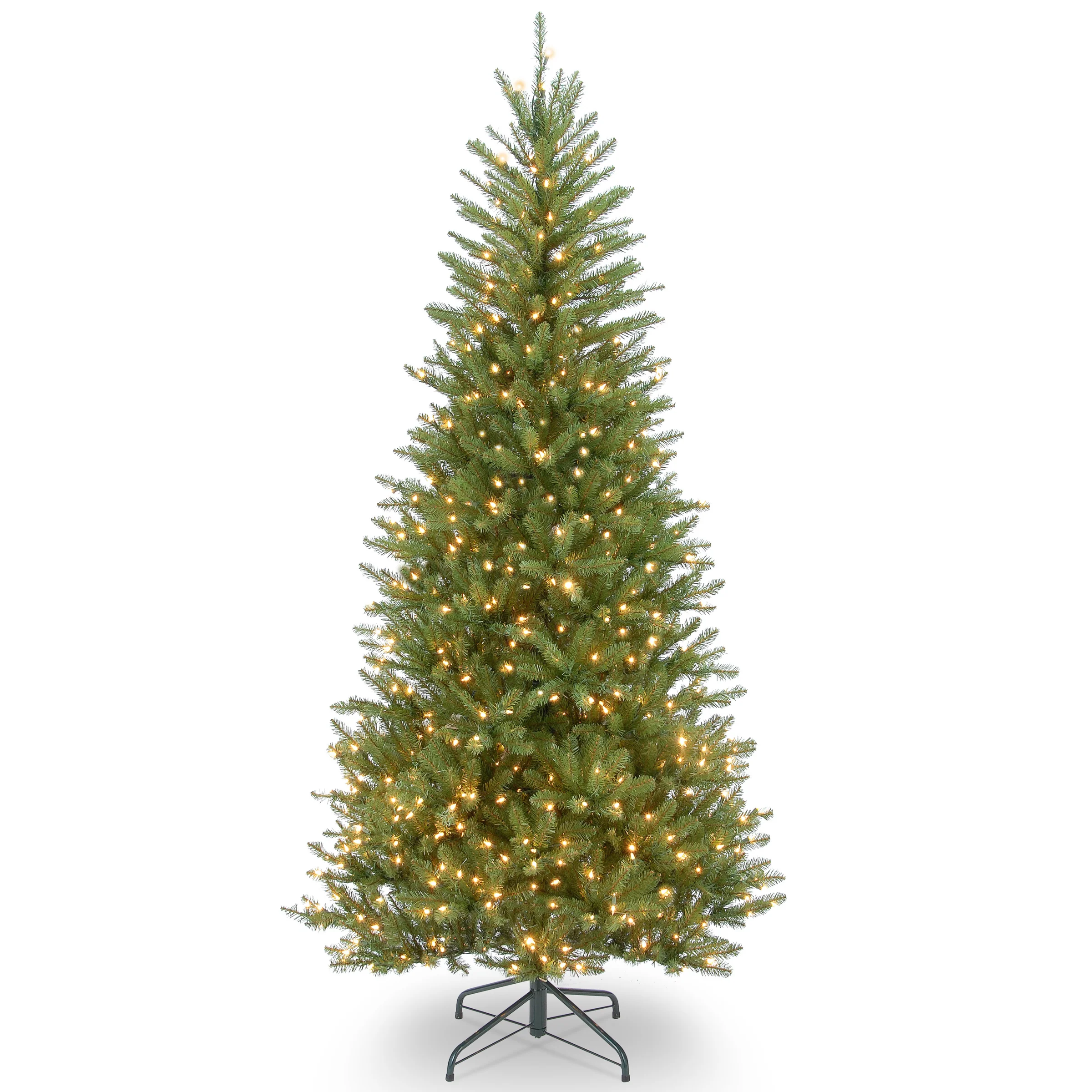 7.5 ft. Pre-Lit Dunhill Fir Slim Tree with 600 Clear Lights, Plug-In - Image 7