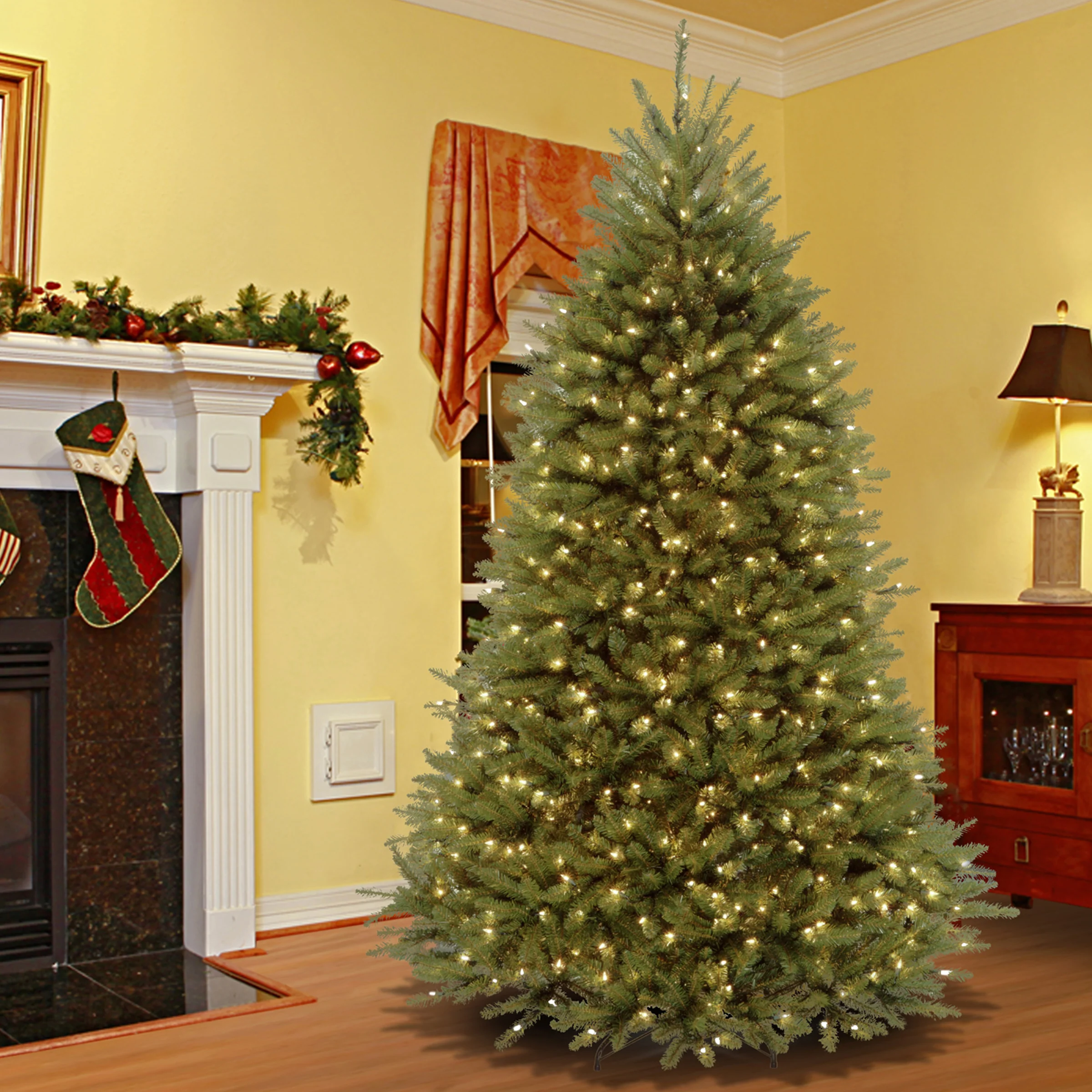 7.5 ft. Pre-Lit Dunhill Fir Tree with Clear Lights, Plug-In - Image 7