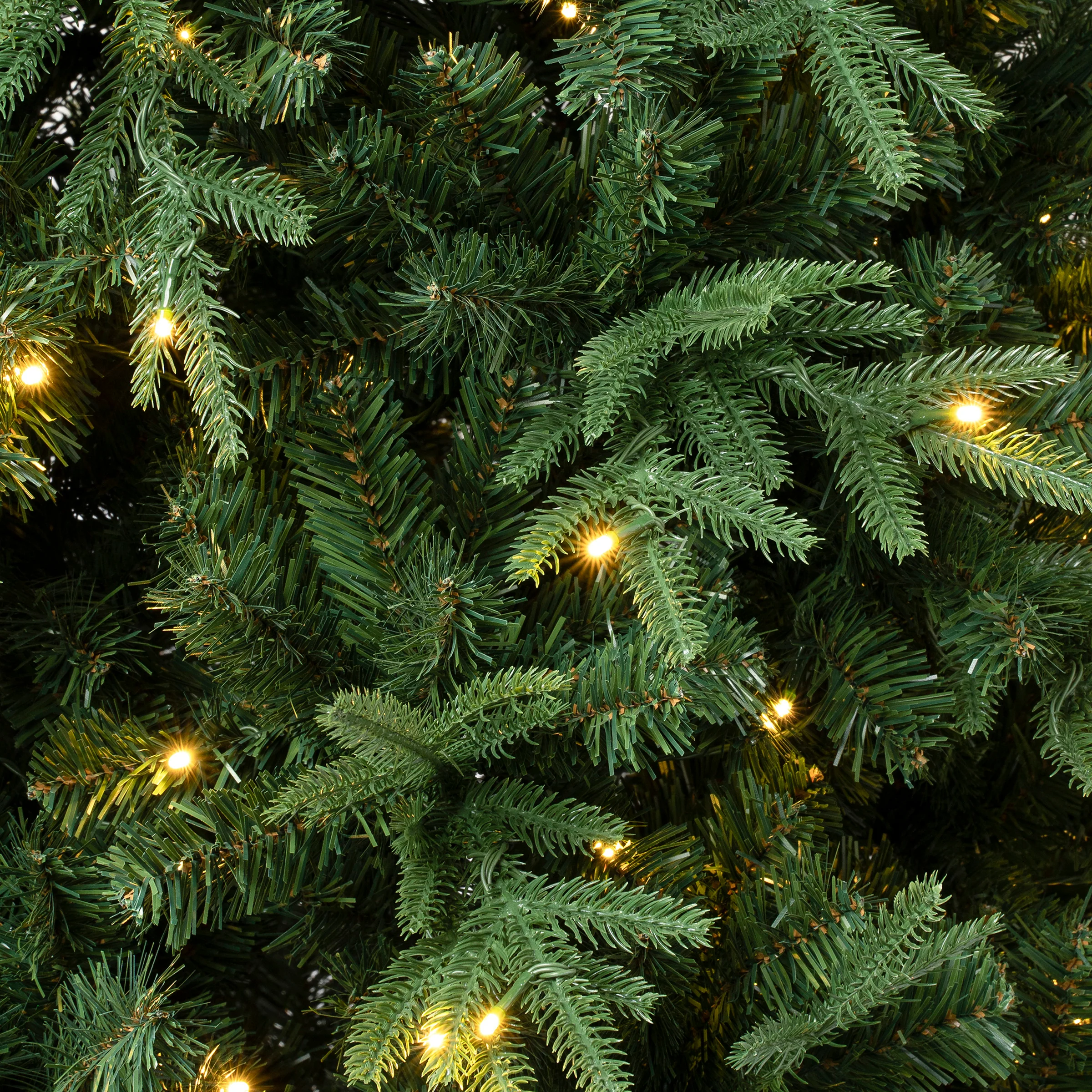 7.5 ft. Pre-Lit Duxbury Mix Feel Real Tree with Warm White LED Lights, Plug-In - Image 3