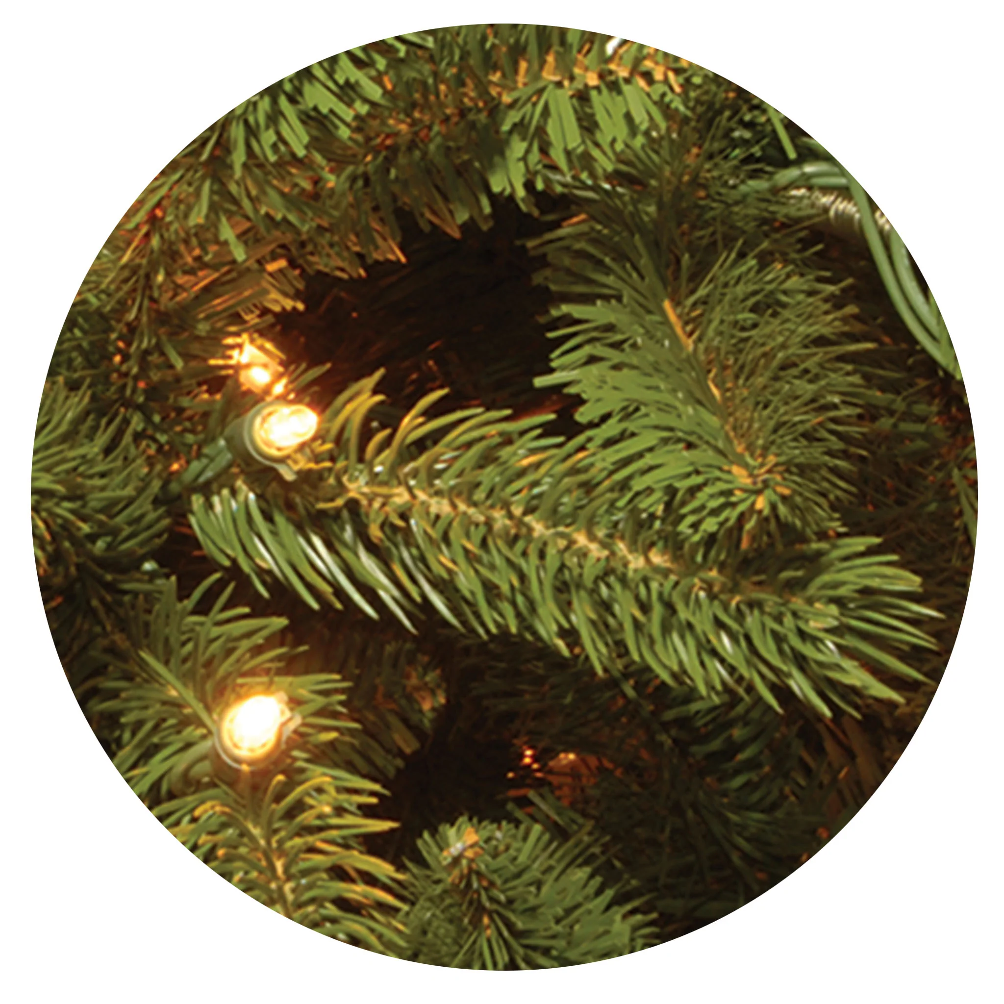 7.5 ft. Pre-Lit Grande Fir Medium Tree with Clear Lights, Plug-In - Image 9