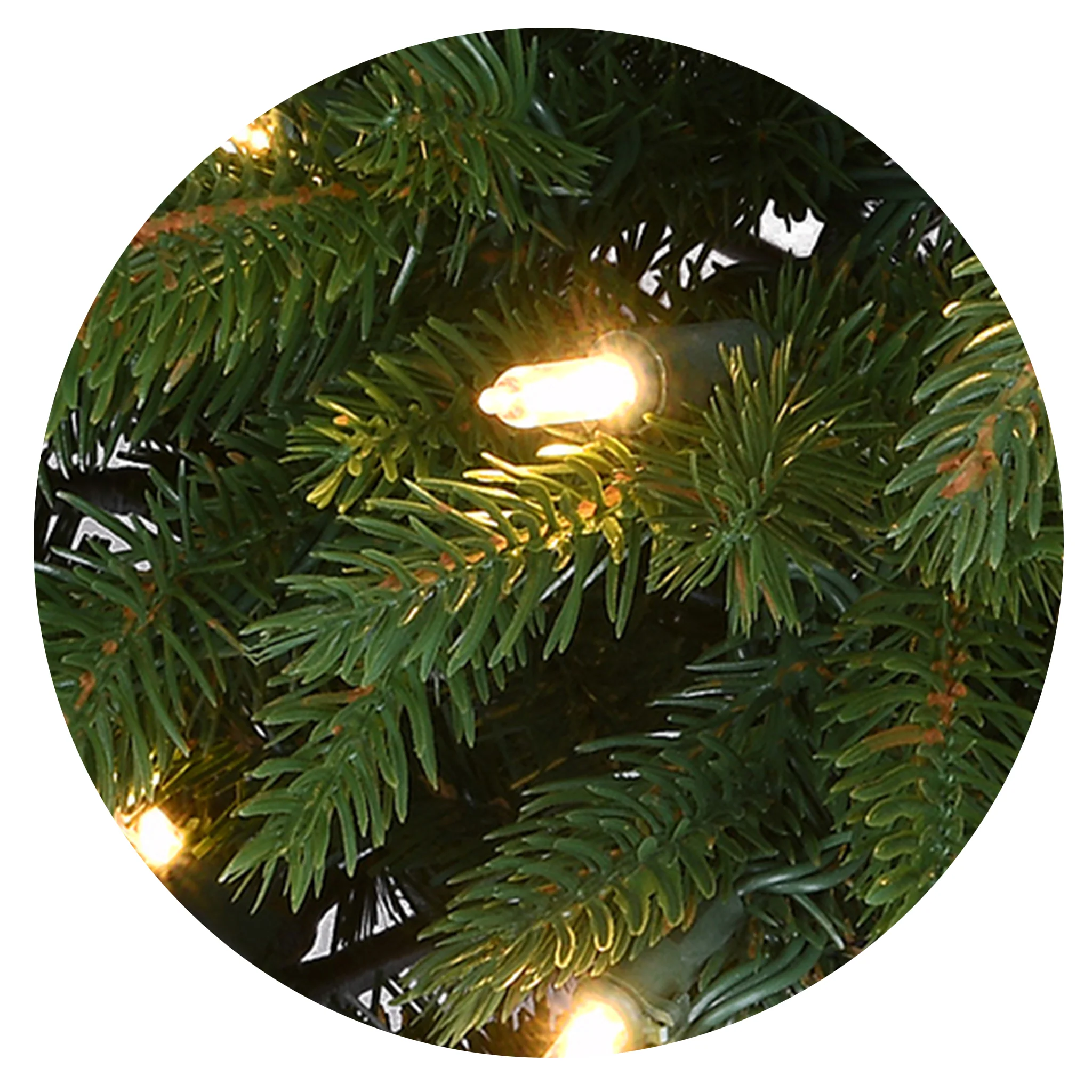 7.5 ft. Pre-Lit Huron Spruce Tree with Dual Color LED Lights - Image 3