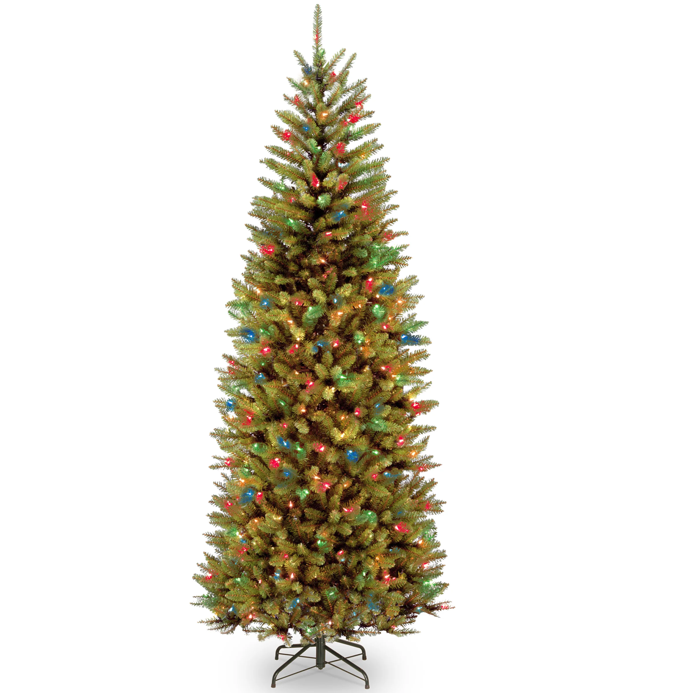7.5 ft. Pre-Lit Kingswood Fir Slim Tree with PowerConnect Dual Color LED Lights, Plug-In - Image 3