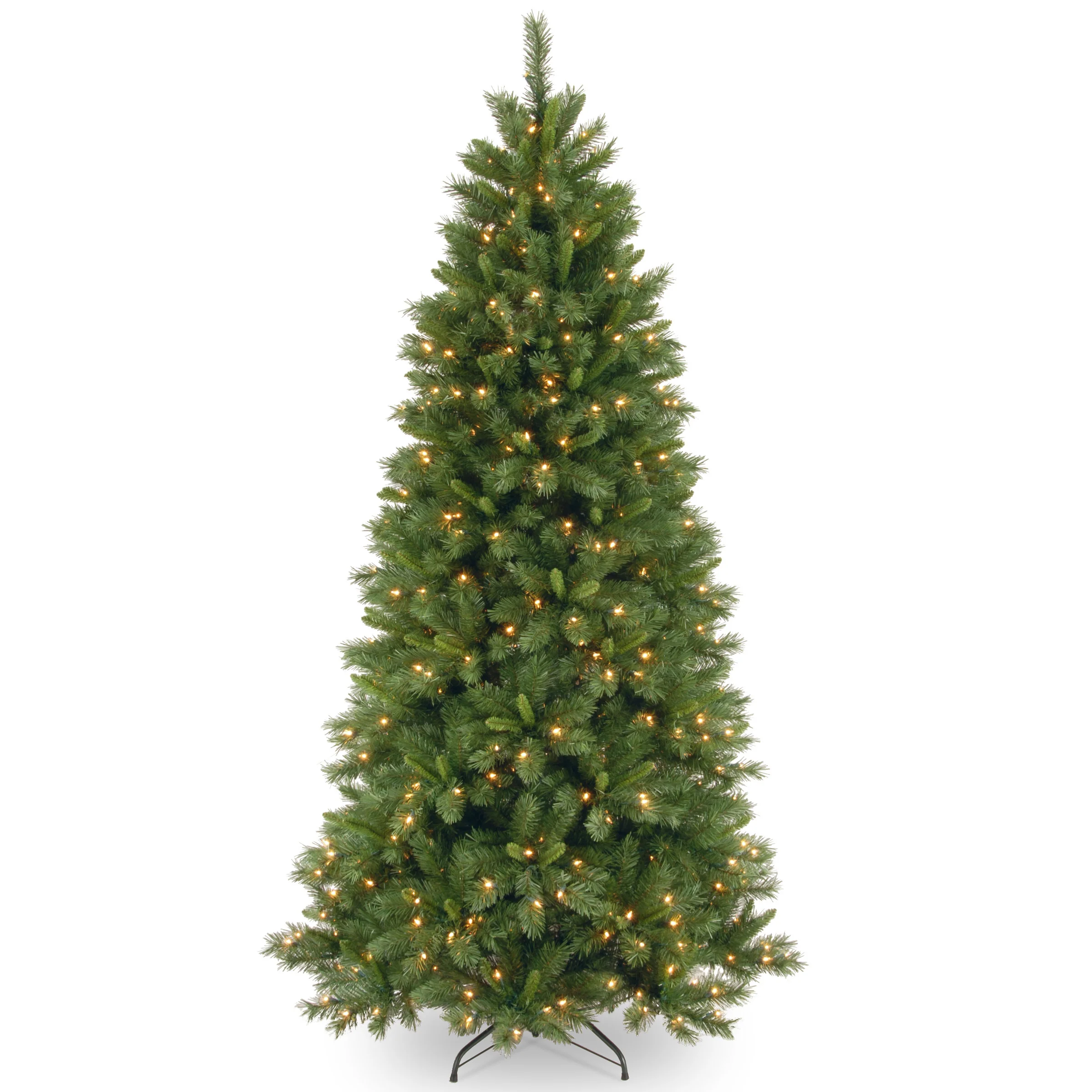 7.5 ft. Pre-Lit Leigh Valley Slim Tree with Dual Color LED Lights, Plug-In - Image 6