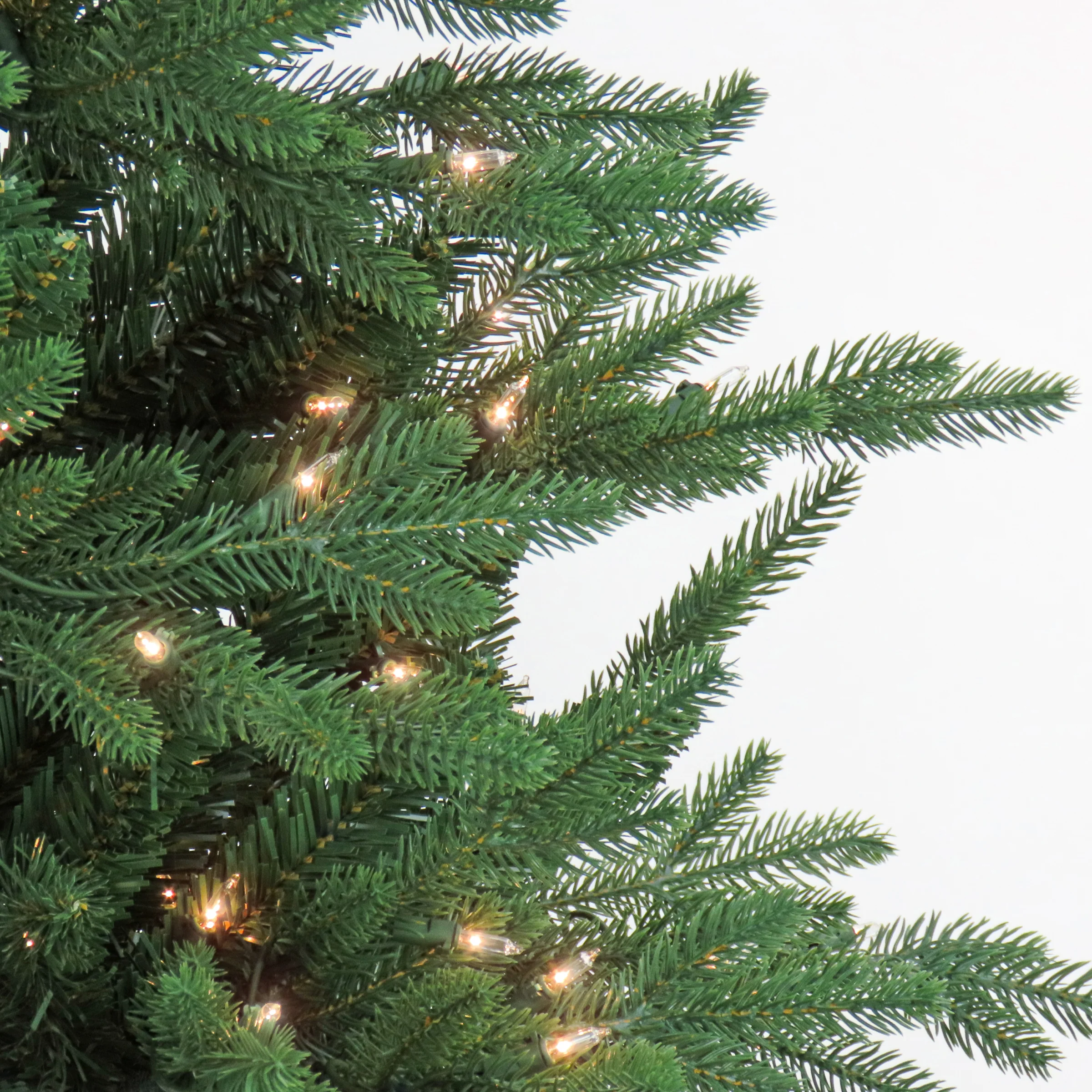 7.5 ft. Pre-Lit Merryweather Fir Feel Real Tree with Clear Lights, Plug-In - Image 4
