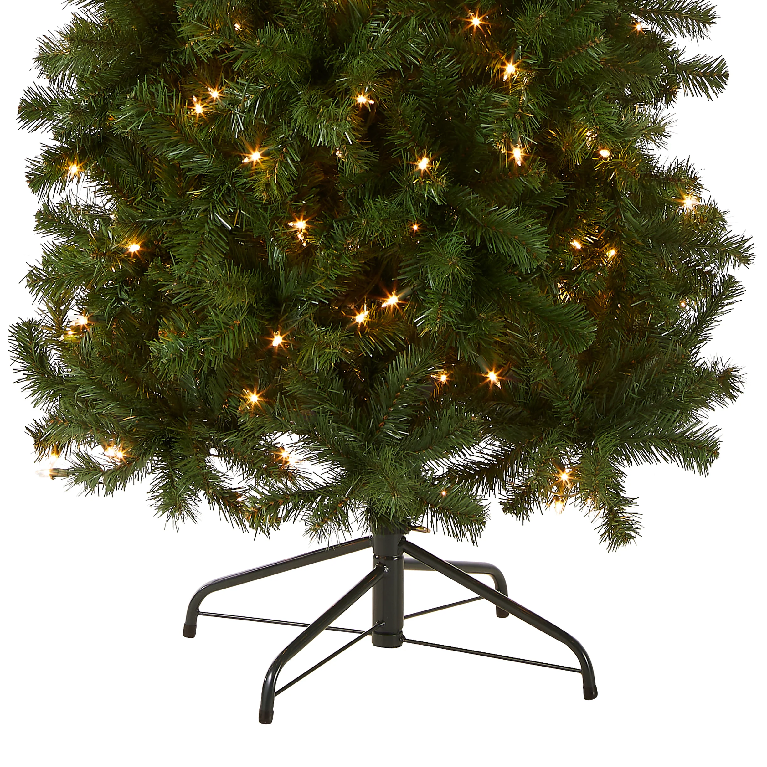 7.5 ft. Pre-Lit North Valley Spruce Pencil Slim Tree with Clear Lights, Plug-In - Image 4