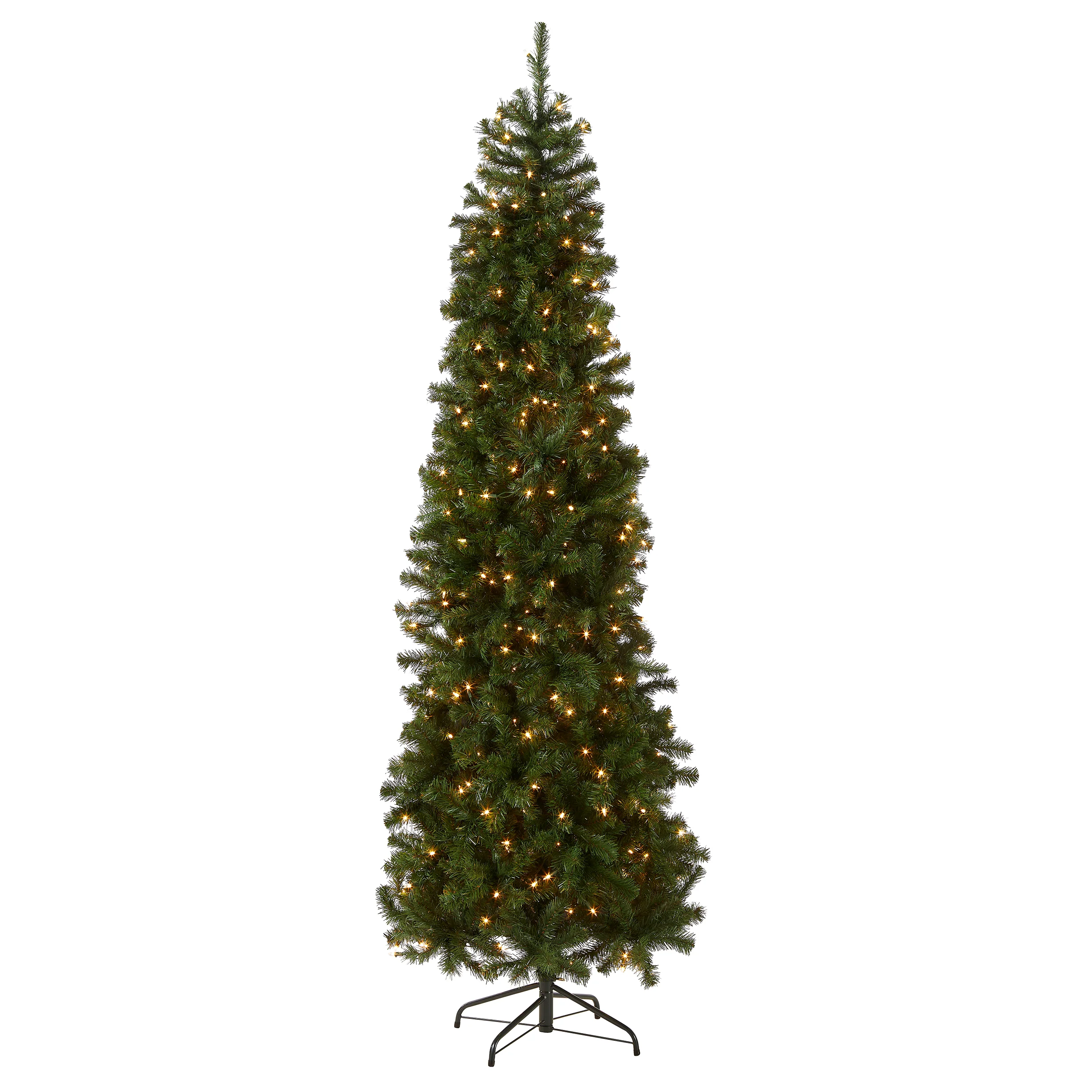 7.5 ft. Pre-Lit North Valley Spruce Pencil Slim Tree with Clear Lights, Plug-In - Image 6