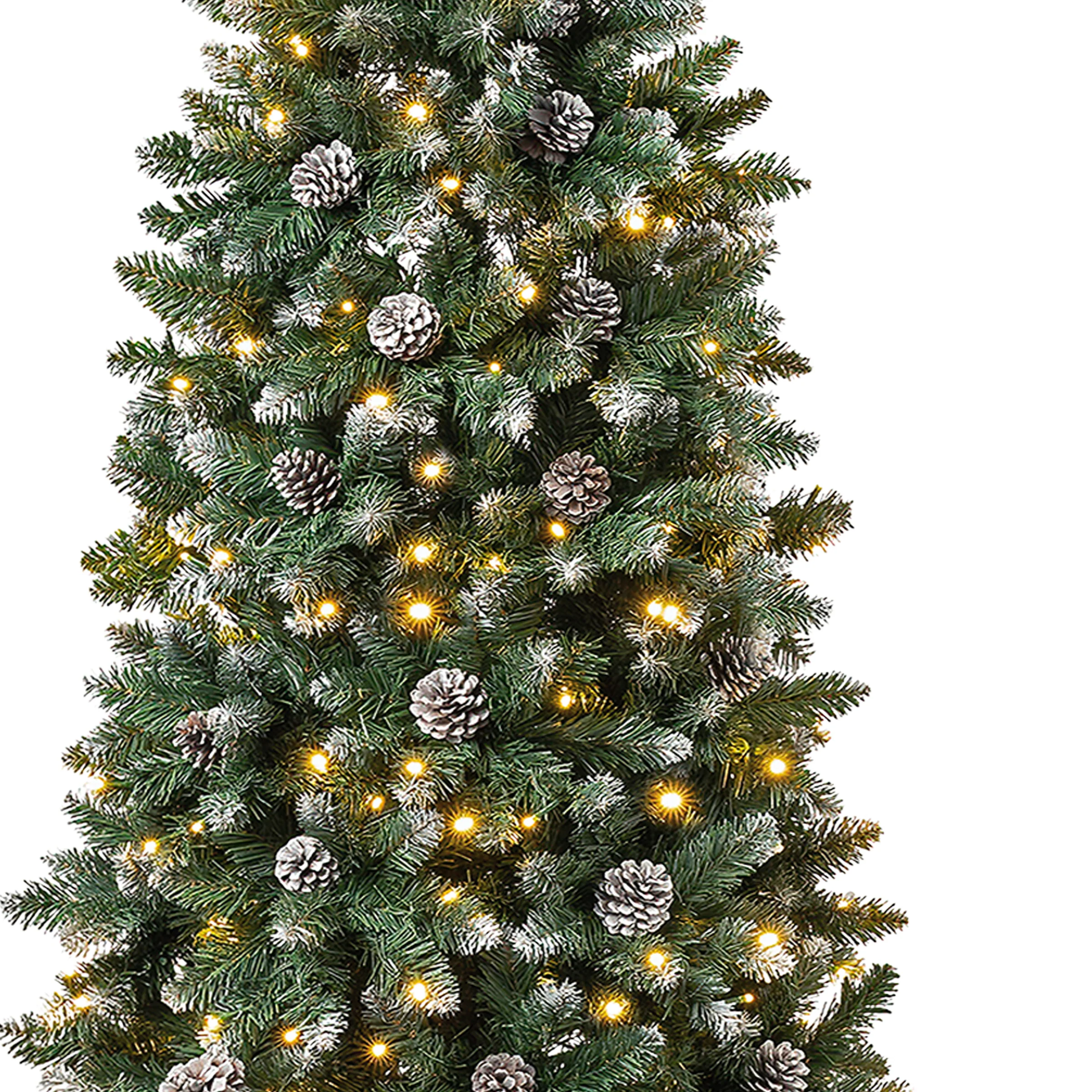 7.5 ft. Pre-Lit Oakley Hills Slim Tree with LED Lights, Plug-In - Image 3